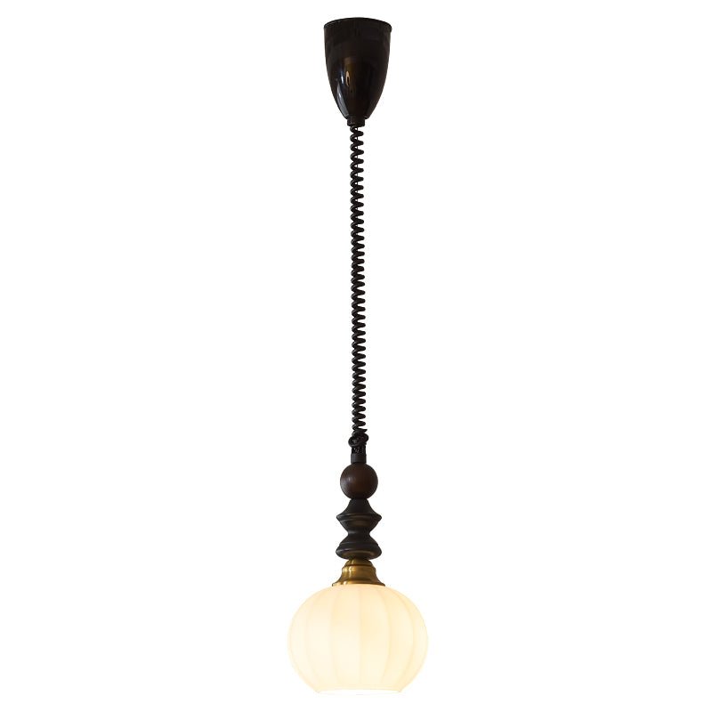 Halcyon Modern Minimalist Arch Wood Pendant Light-Neutral Decor