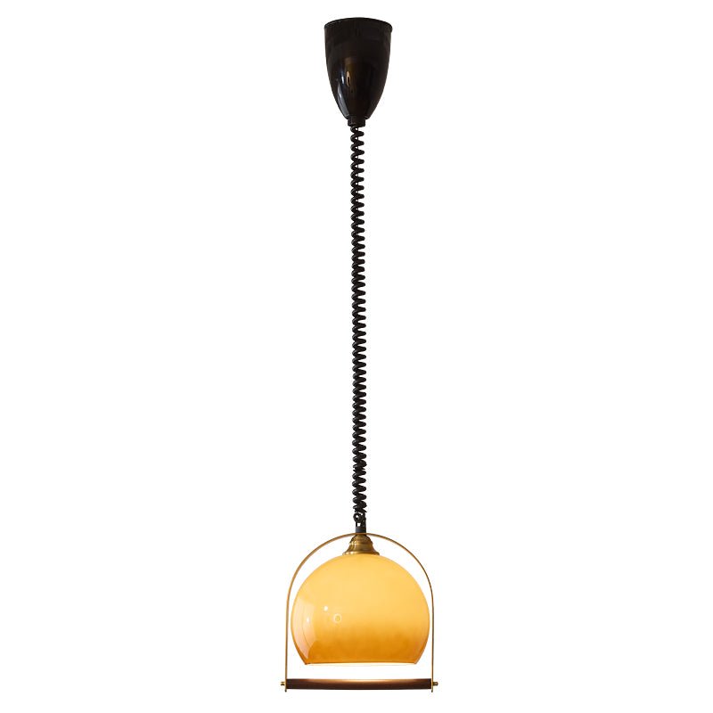 Halcyon Modern Minimalist Arch Wood Pendant Light-Neutral Decor