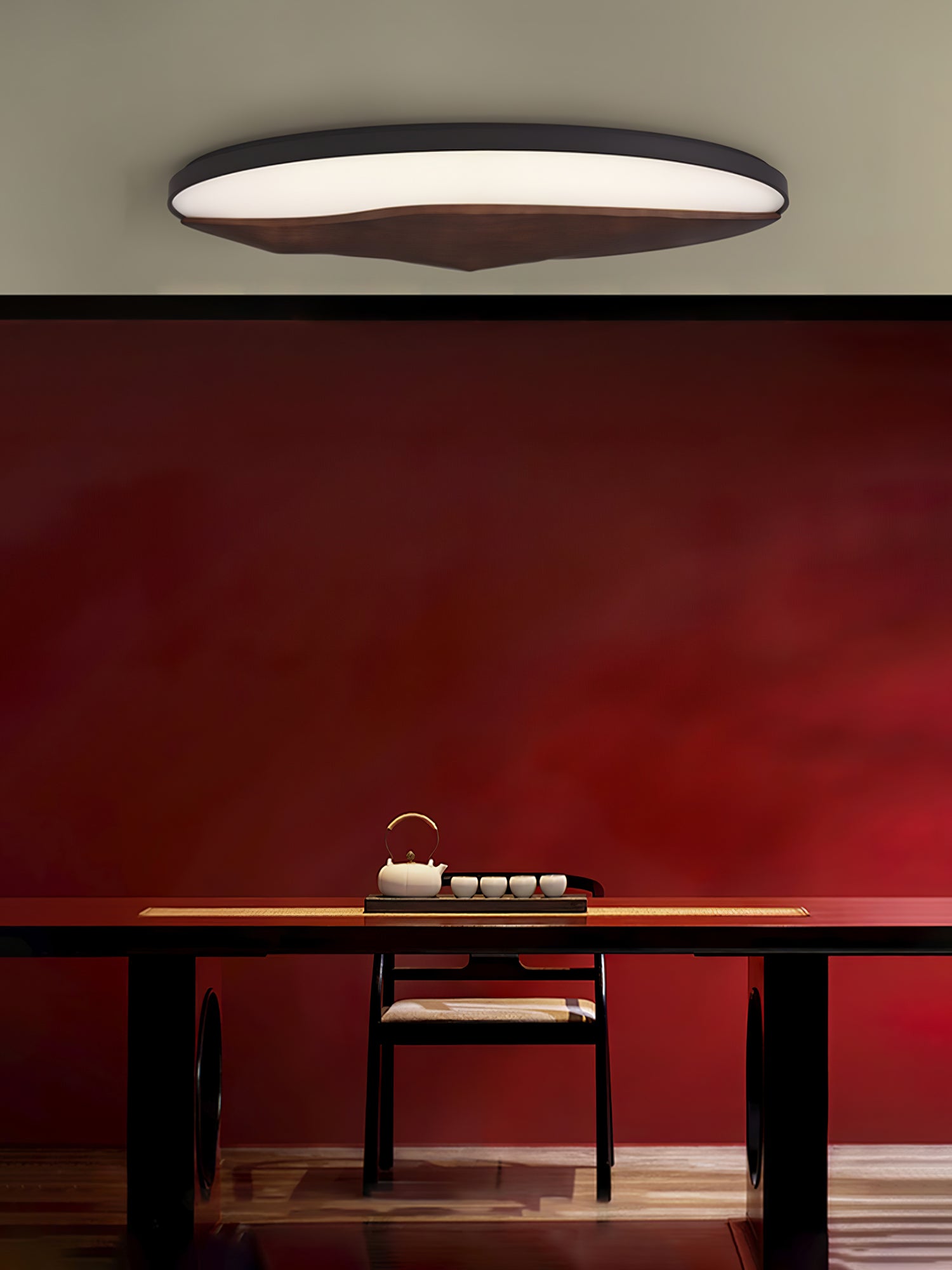 Vishaarae Scandi Wooden Ceiling Light-Neutral Decor