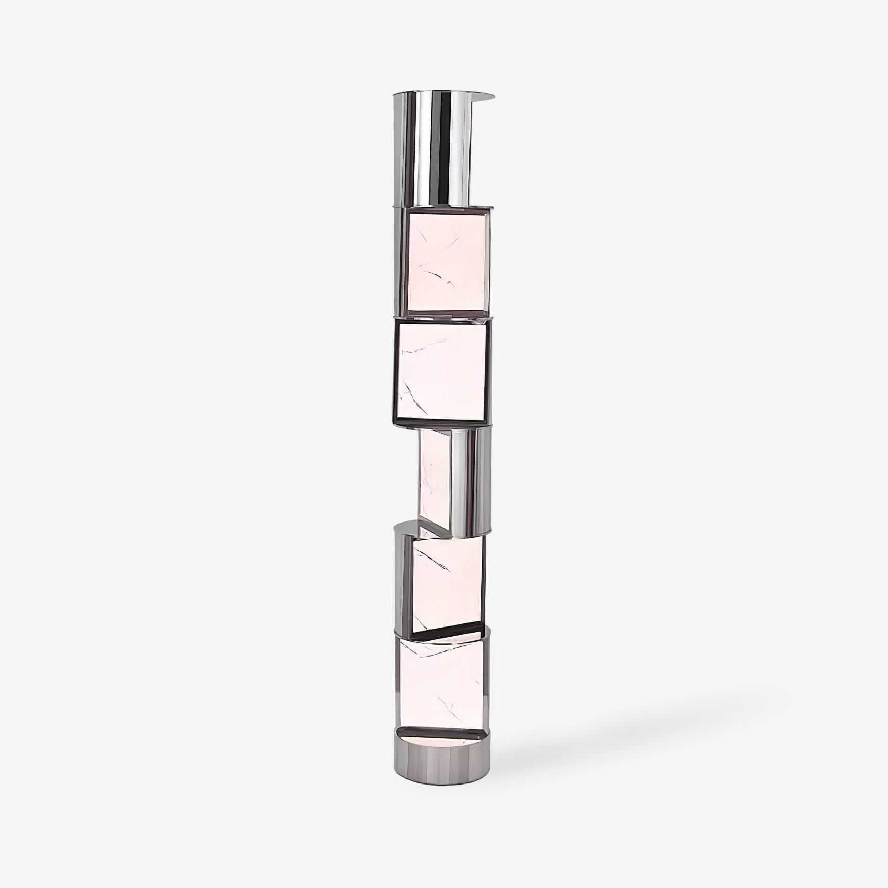 Votary Acrylic Column Floor Lamp-Neutral Decor