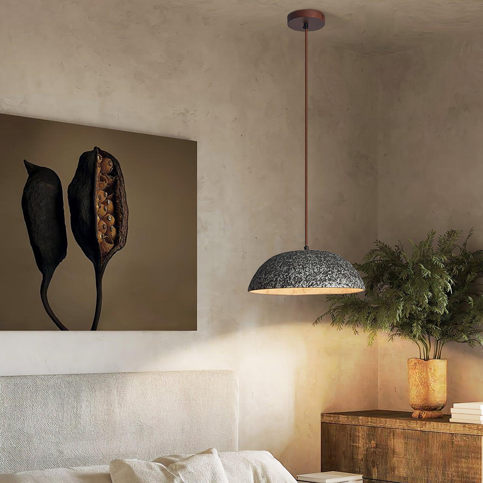 Oreliare Vintage Wood Pendant Lamp-Neutral Decor
