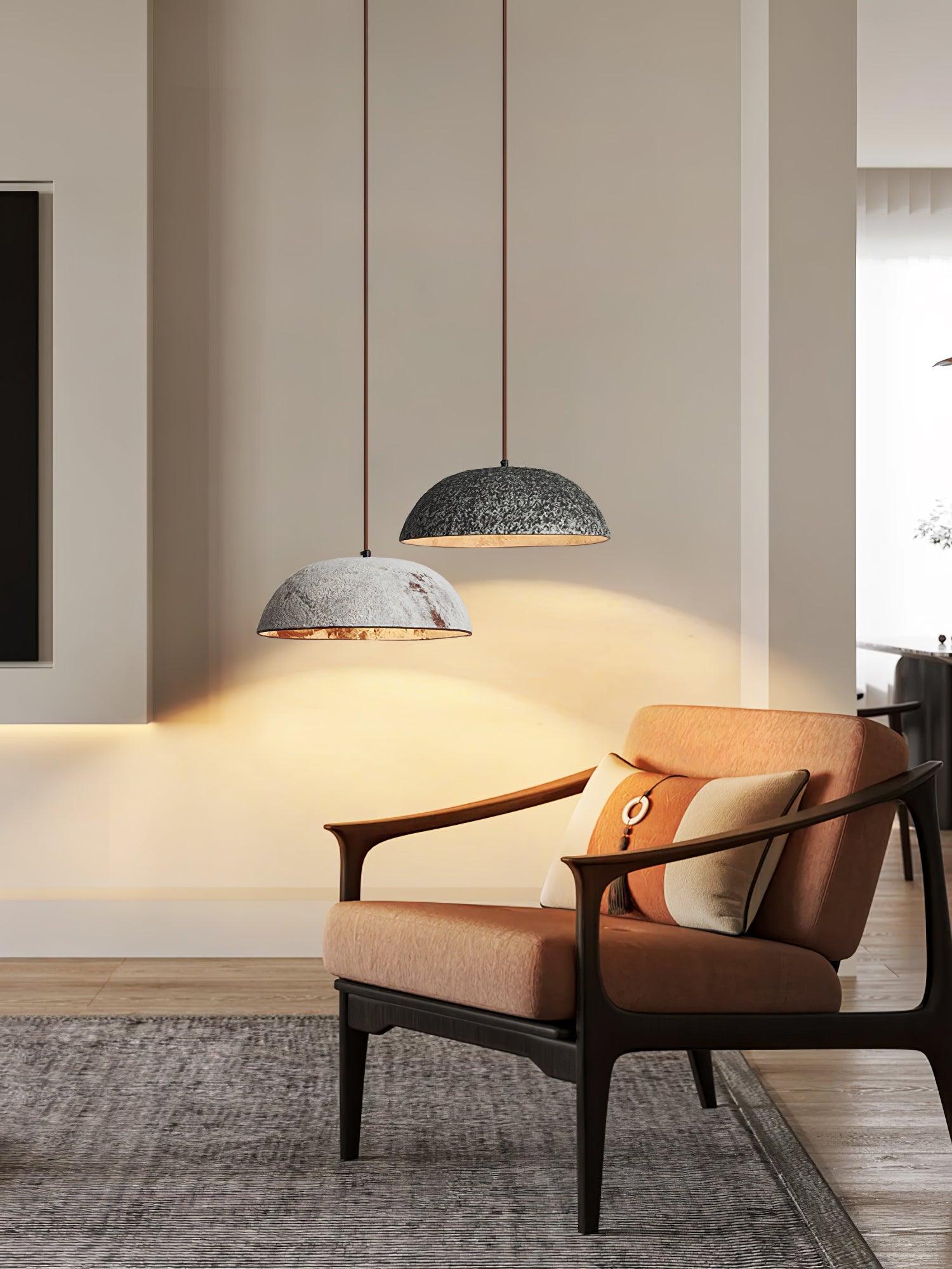 Oreliare Vintage Wood Pendant Lamp-Neutral Decor