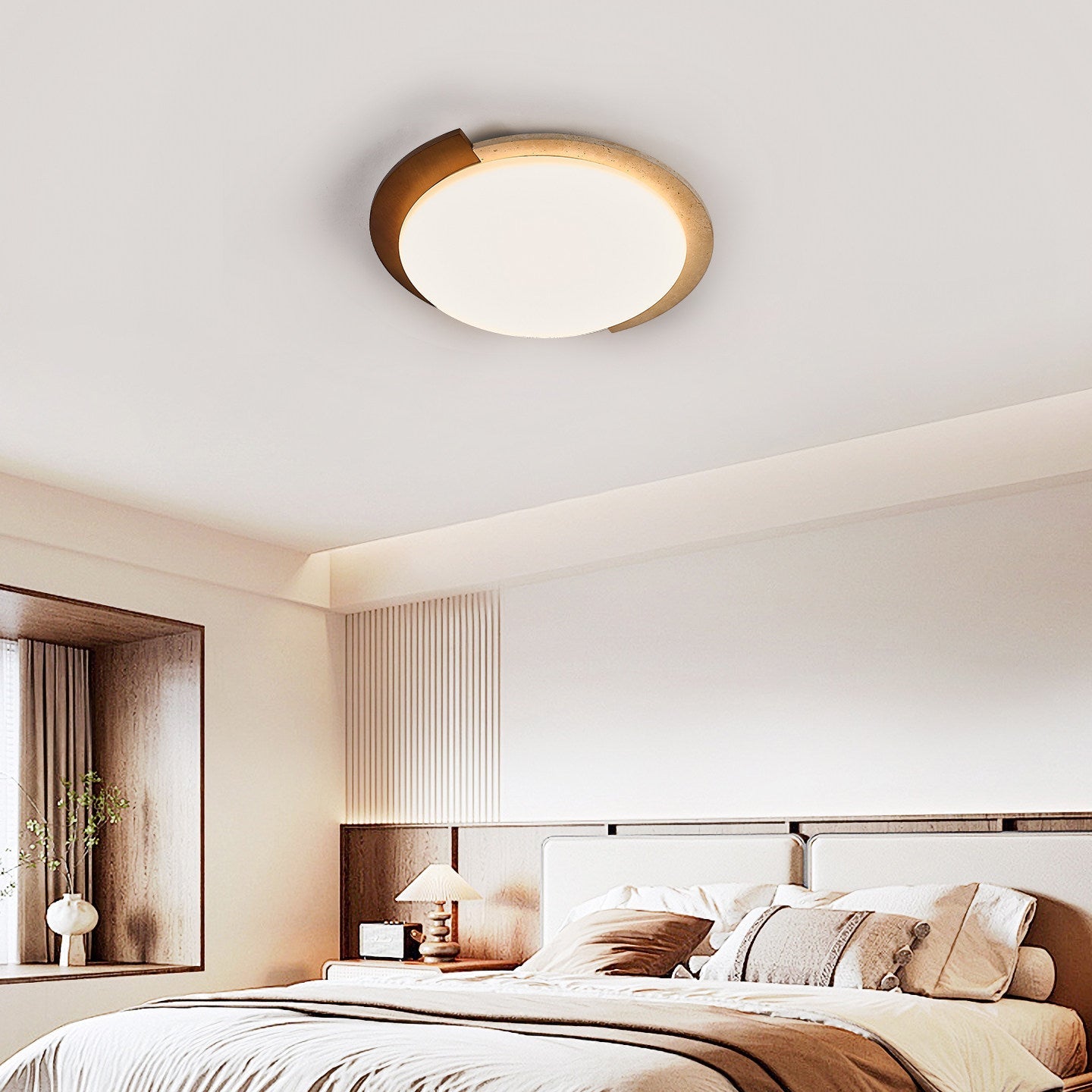 Halo Terra Ceiling Light-Neutral Decor