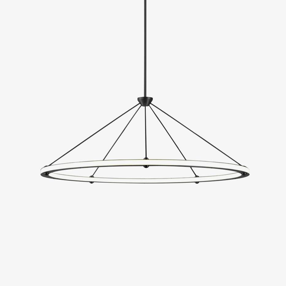 Jald Minimalist Circle Pendant Light-Neutral Decor