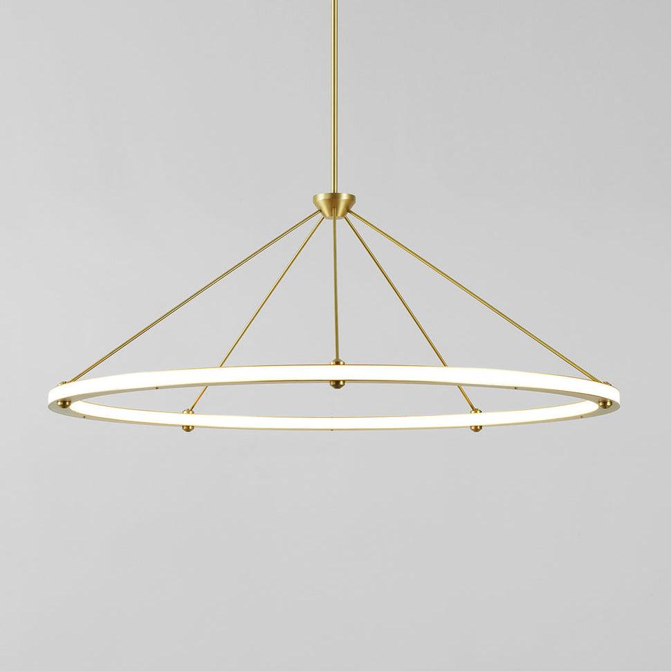 Jald Minimalist Circle Pendant Light-Neutral Decor