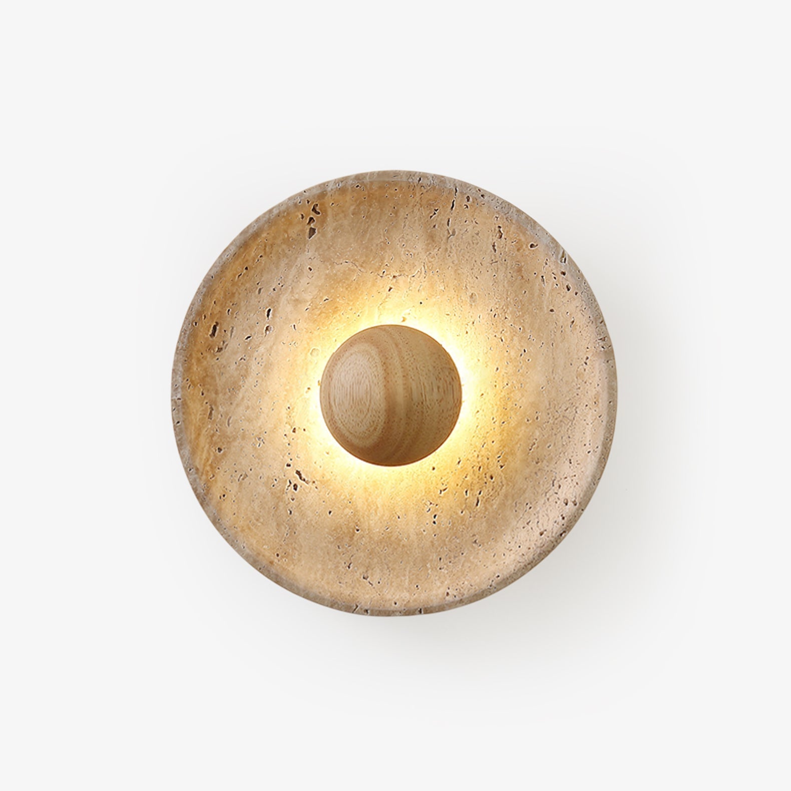 Eshlen Minimalist Travertine Wall Light-Neutral Decor