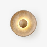 Eshlen Minimalist Travertine Wall Light-Neutral Decor