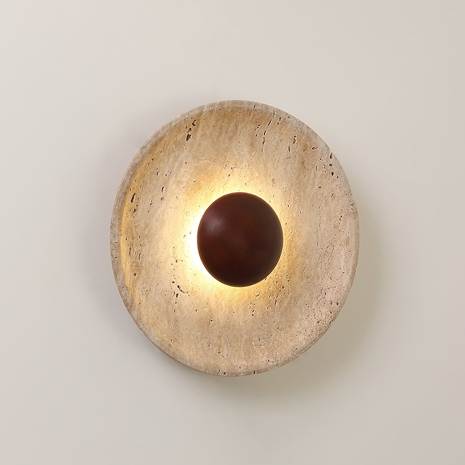 Eshlen Minimalist Travertine Wall Light-Neutral Decor