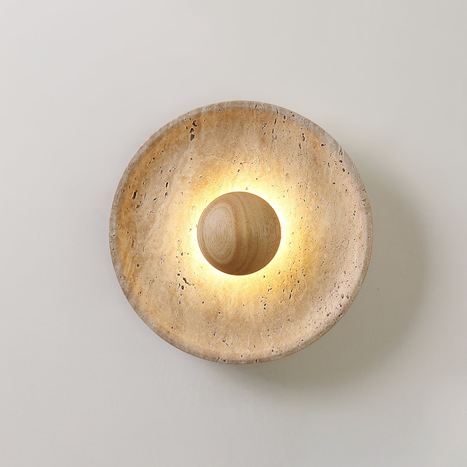 Eshlen Minimalist Travertine Wall Light-Neutral Decor