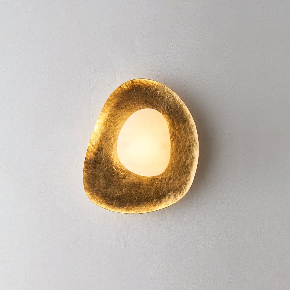 Haloform Aurea Alabaster Wall Lamp-Neutral Decor