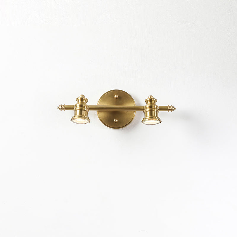 The four-head Halophane lamp in a minimalist setting.