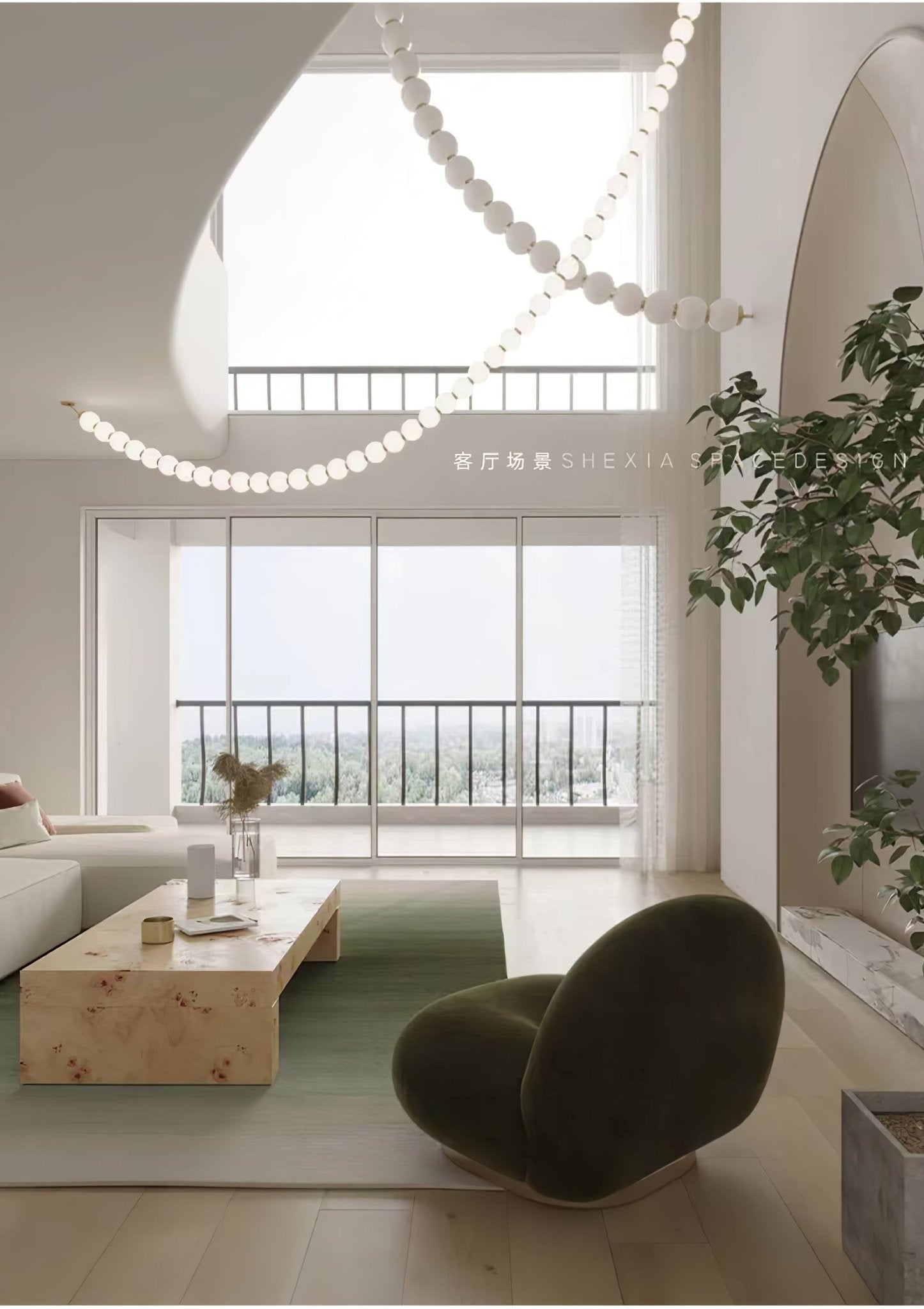 Kanell Brass Sputnik Chandelier-Neutral Decor