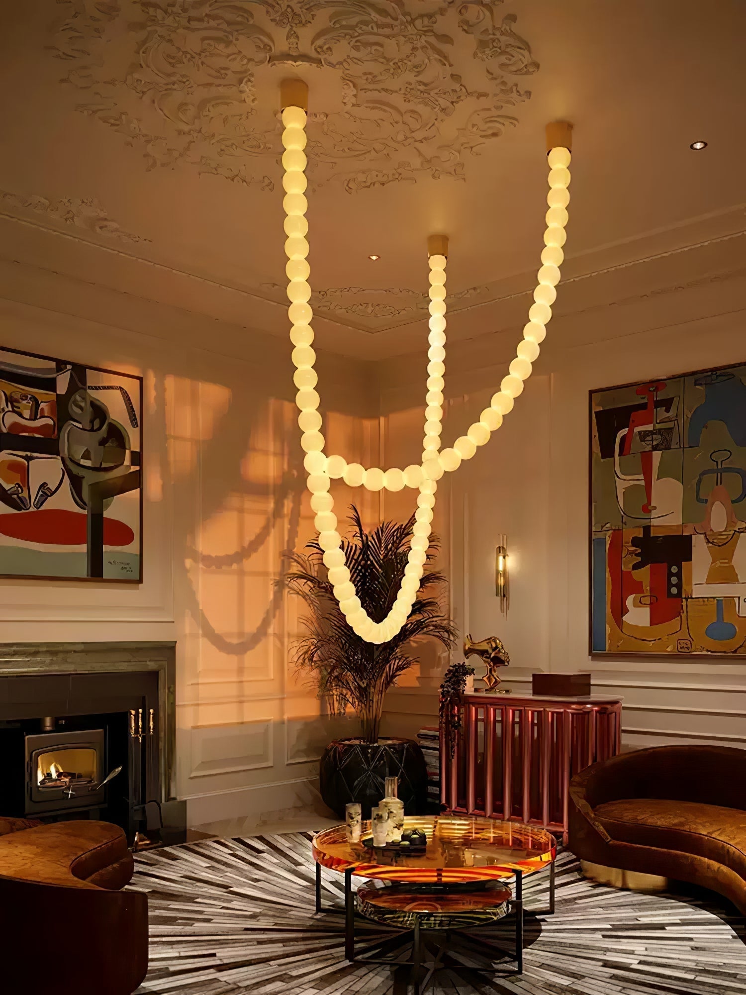 Kanell Brass Sputnik Chandelier-Neutral Decor