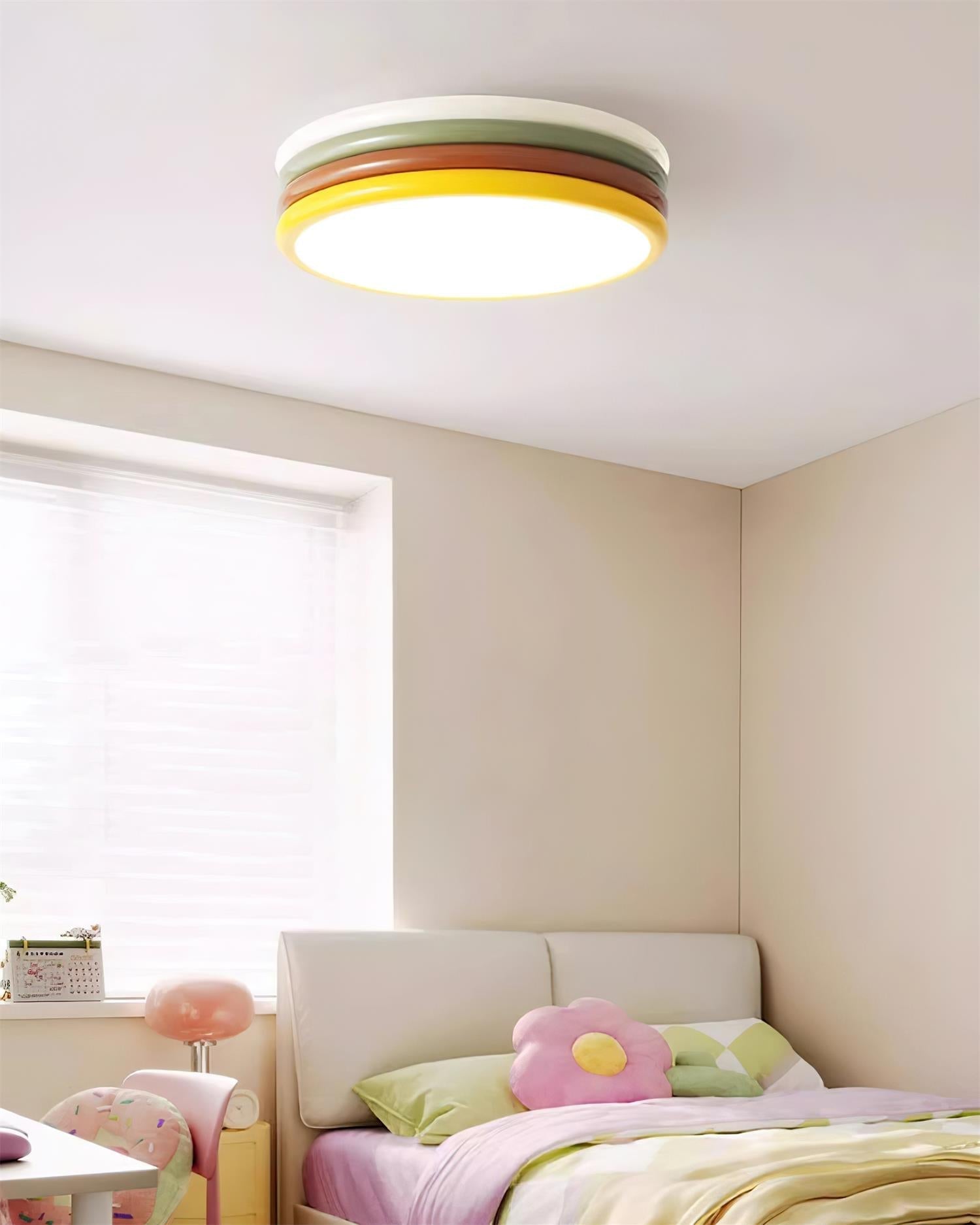 Dunoir Unique Art Color Stack Ceiling Lamp-Neutral Decor