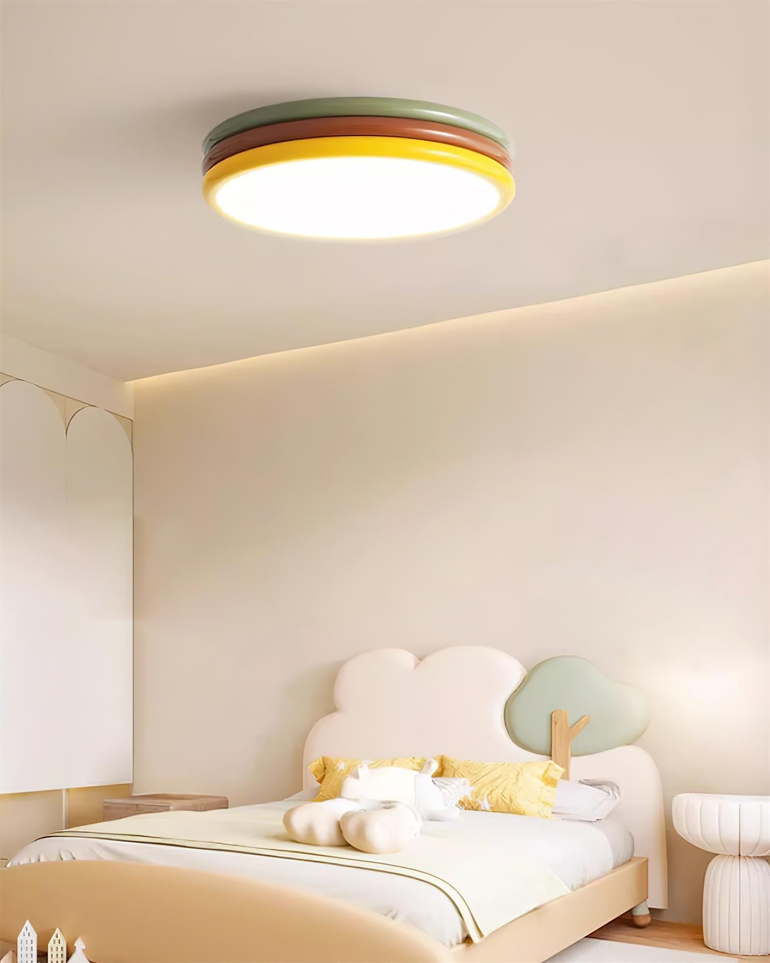 Dunoir Unique Art Color Stack Ceiling Lamp-Neutral Decor