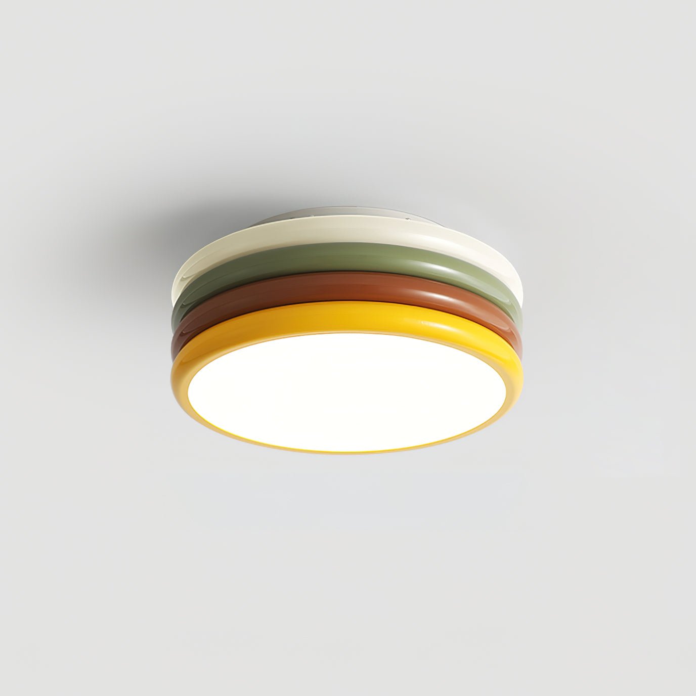 Dunoir Unique Art Color Stack Ceiling Lamp-Neutral Decor