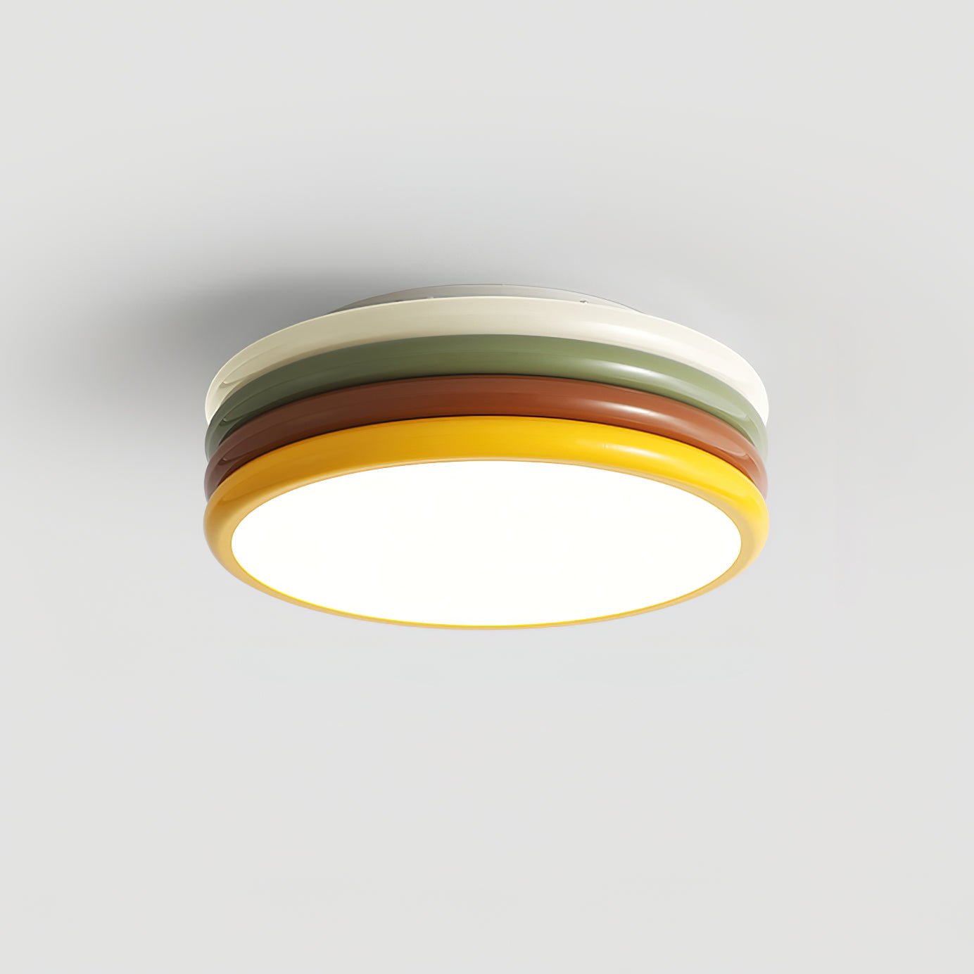 Dunoir Unique Art Color Stack Ceiling Lamp-Neutral Decor