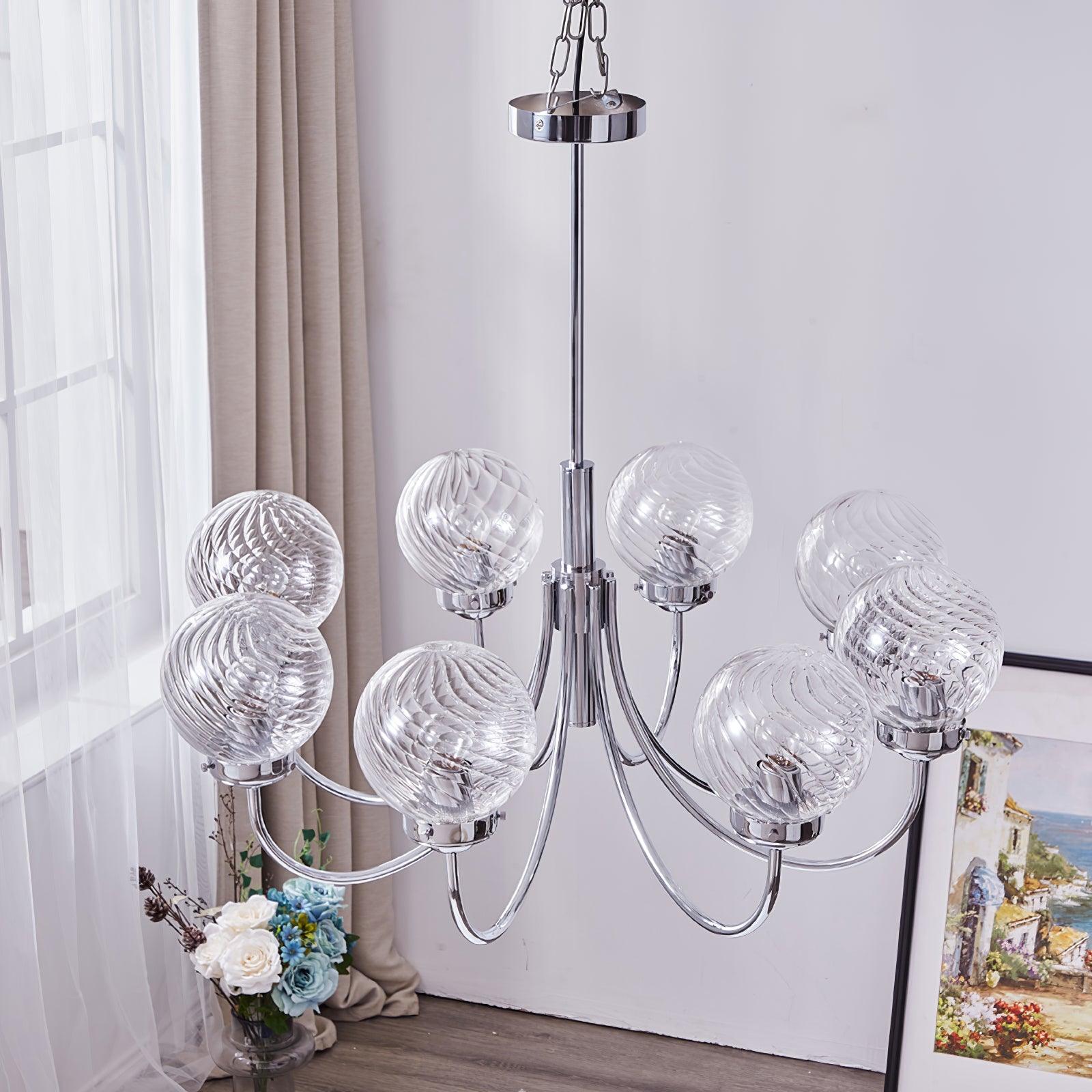 Armiriel Elegance Nordic Glass Chandelier-Neutral Decor