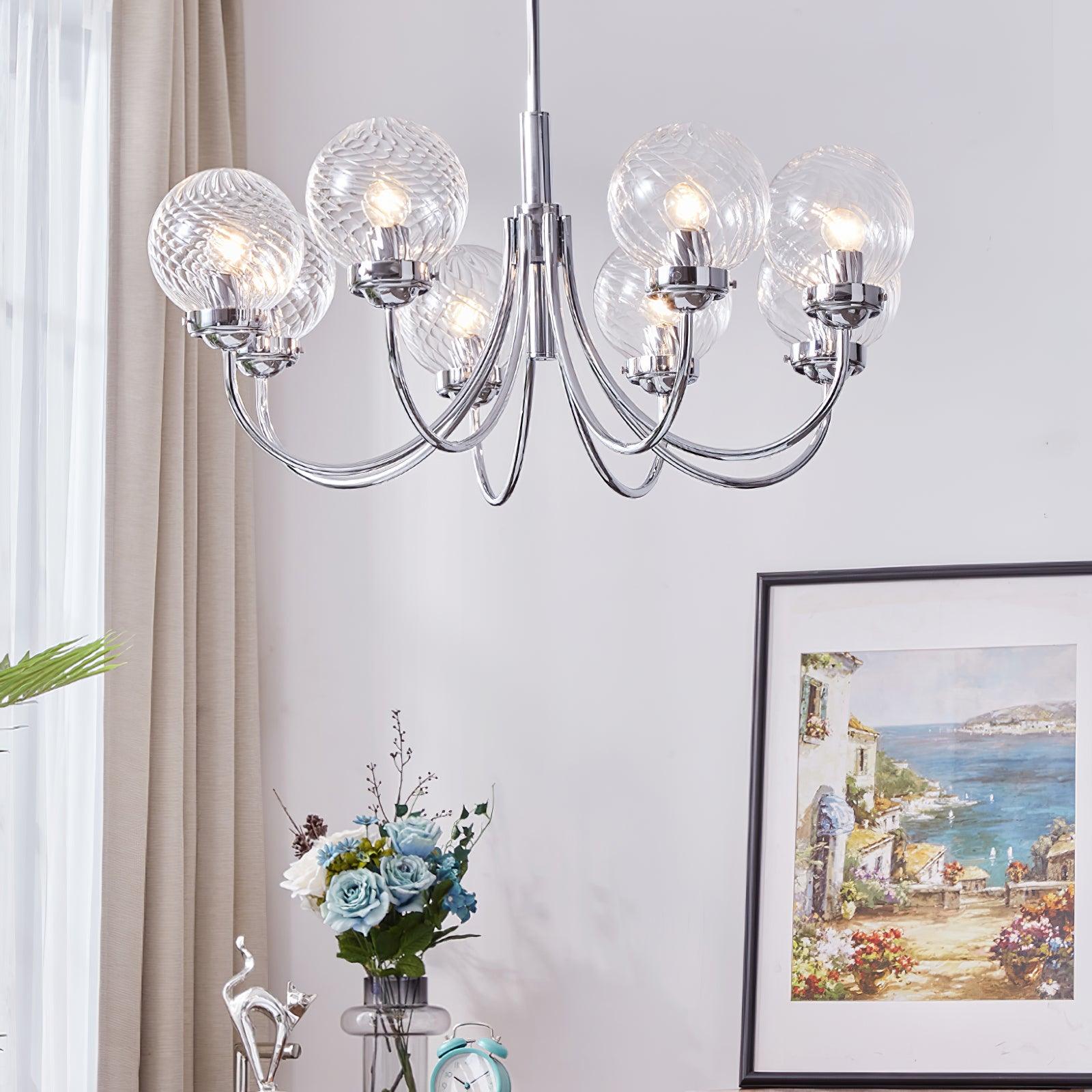 Armiriel Elegance Nordic Glass Chandelier-Neutral Decor