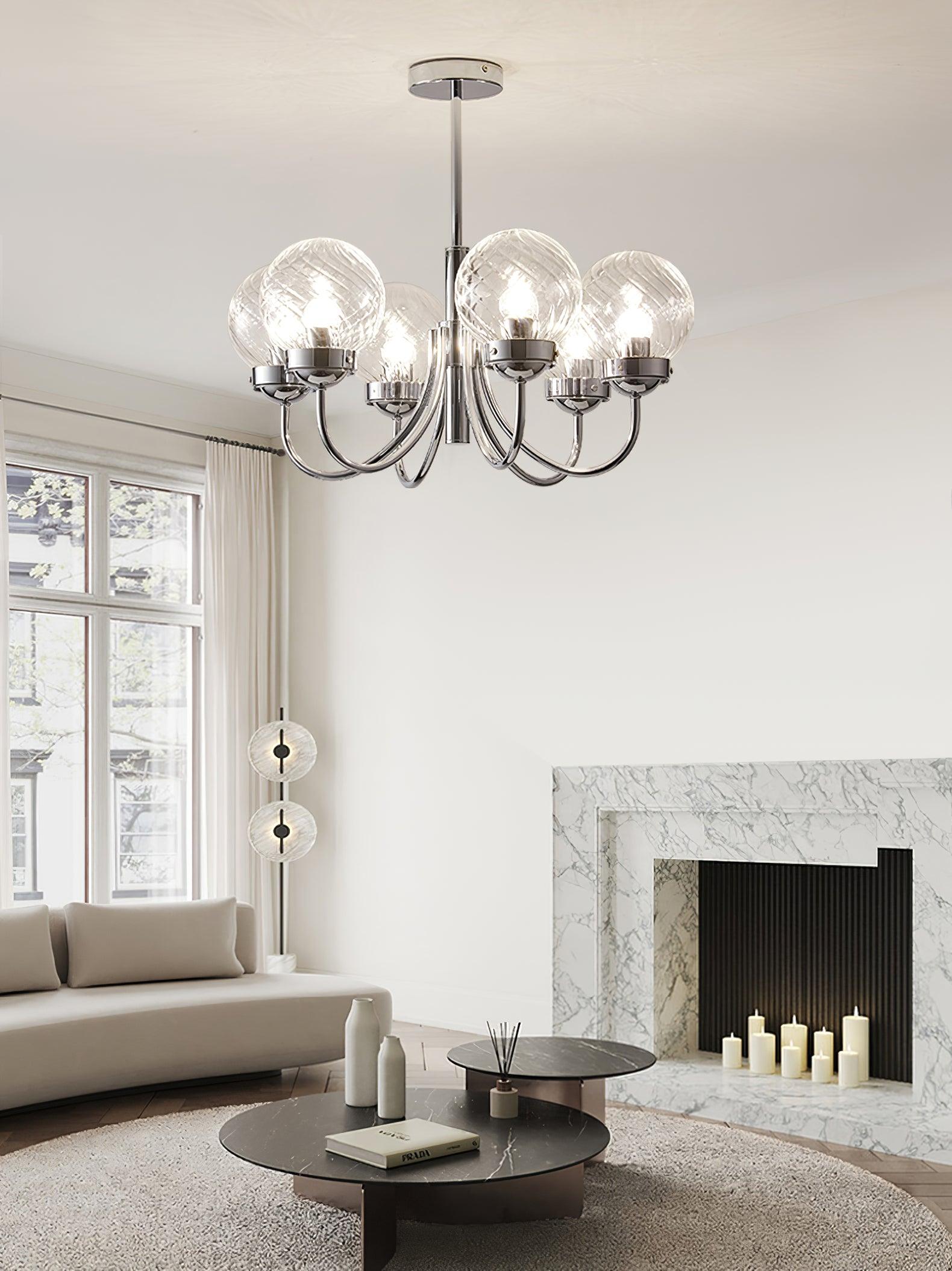 Armiriel Elegance Nordic Glass Chandelier-Neutral Decor