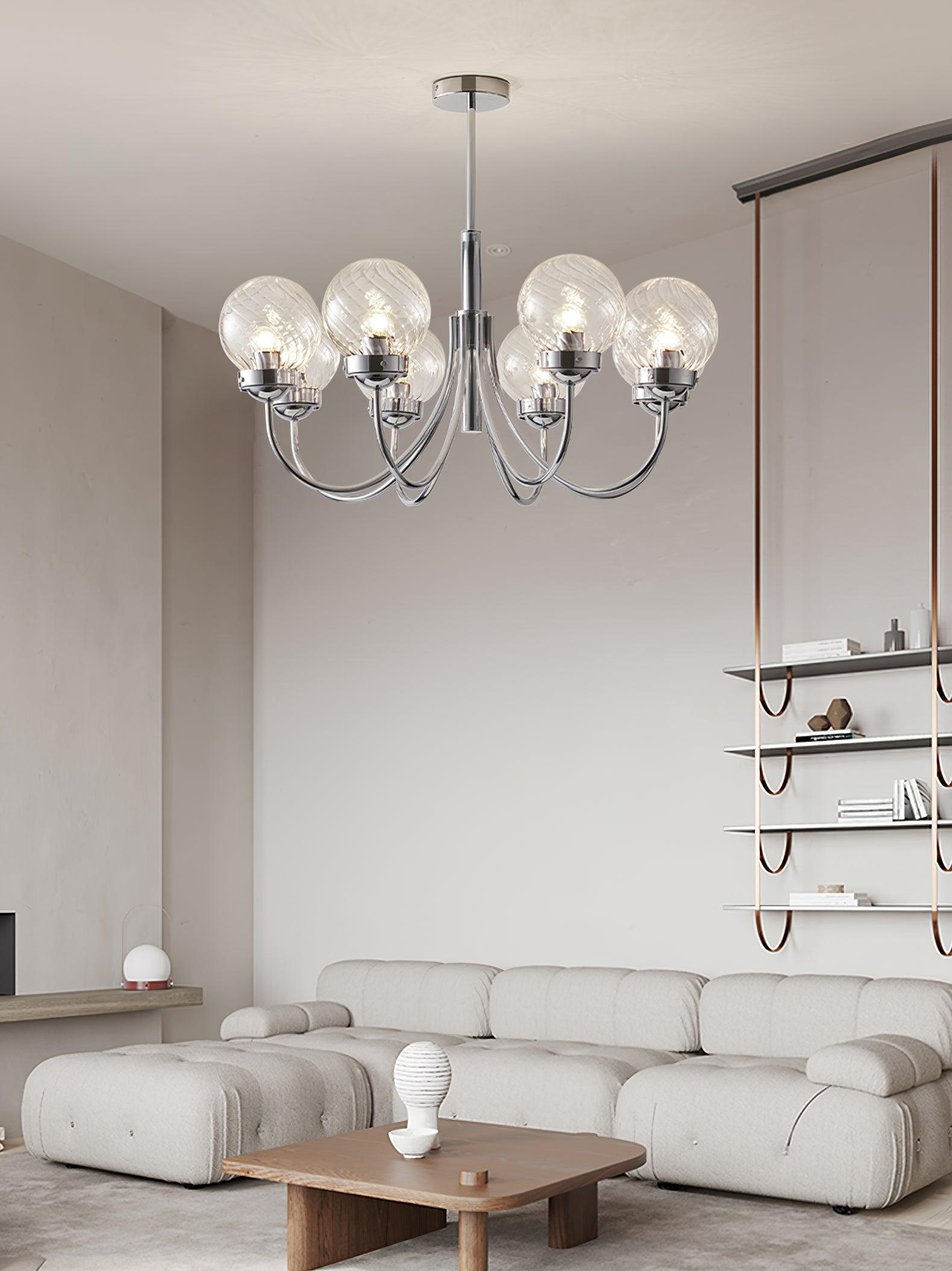 Armiriel Elegance Nordic Glass Chandelier-Neutral Decor
