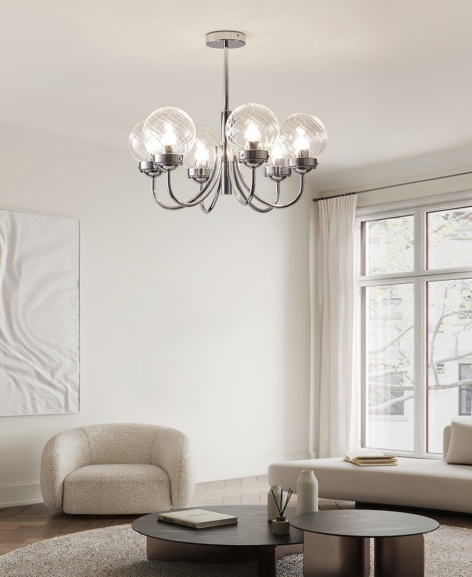 Armiriel Elegance Nordic Glass Chandelier-Neutral Decor