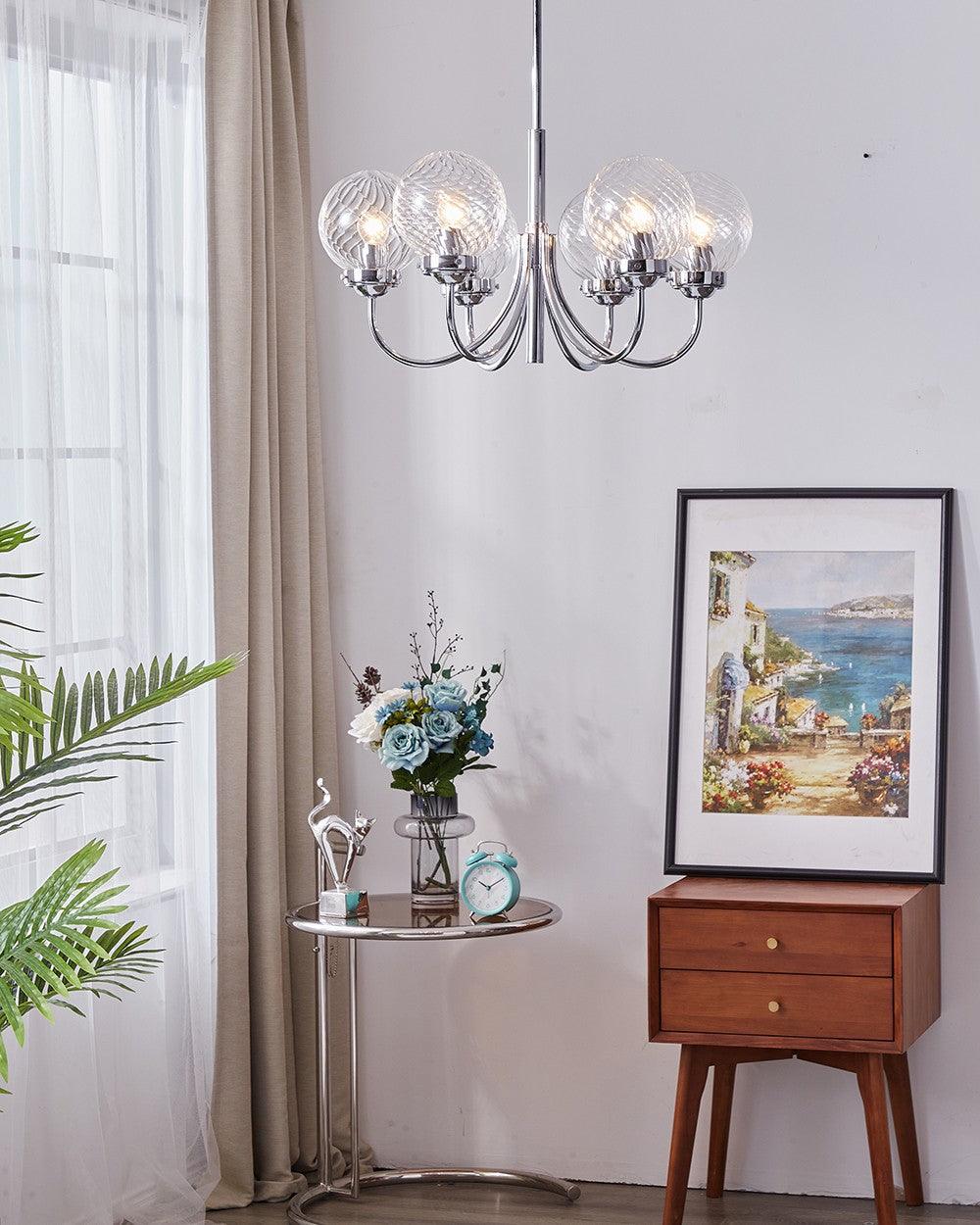 Armiriel Elegance Nordic Glass Chandelier-Neutral Decor