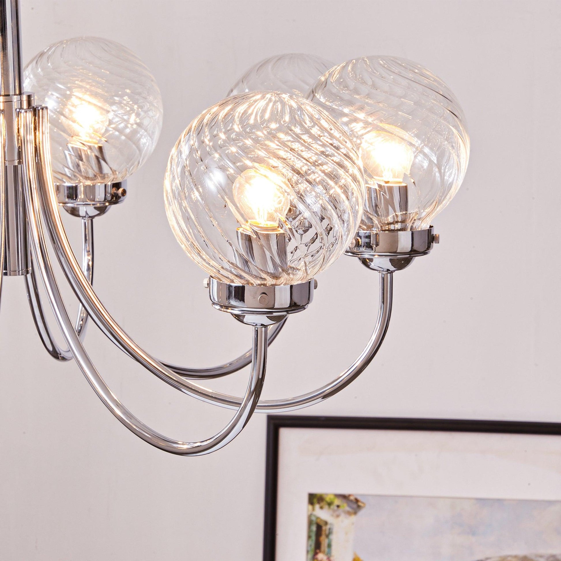 Armiriel Elegance Nordic Glass Chandelier-Neutral Decor