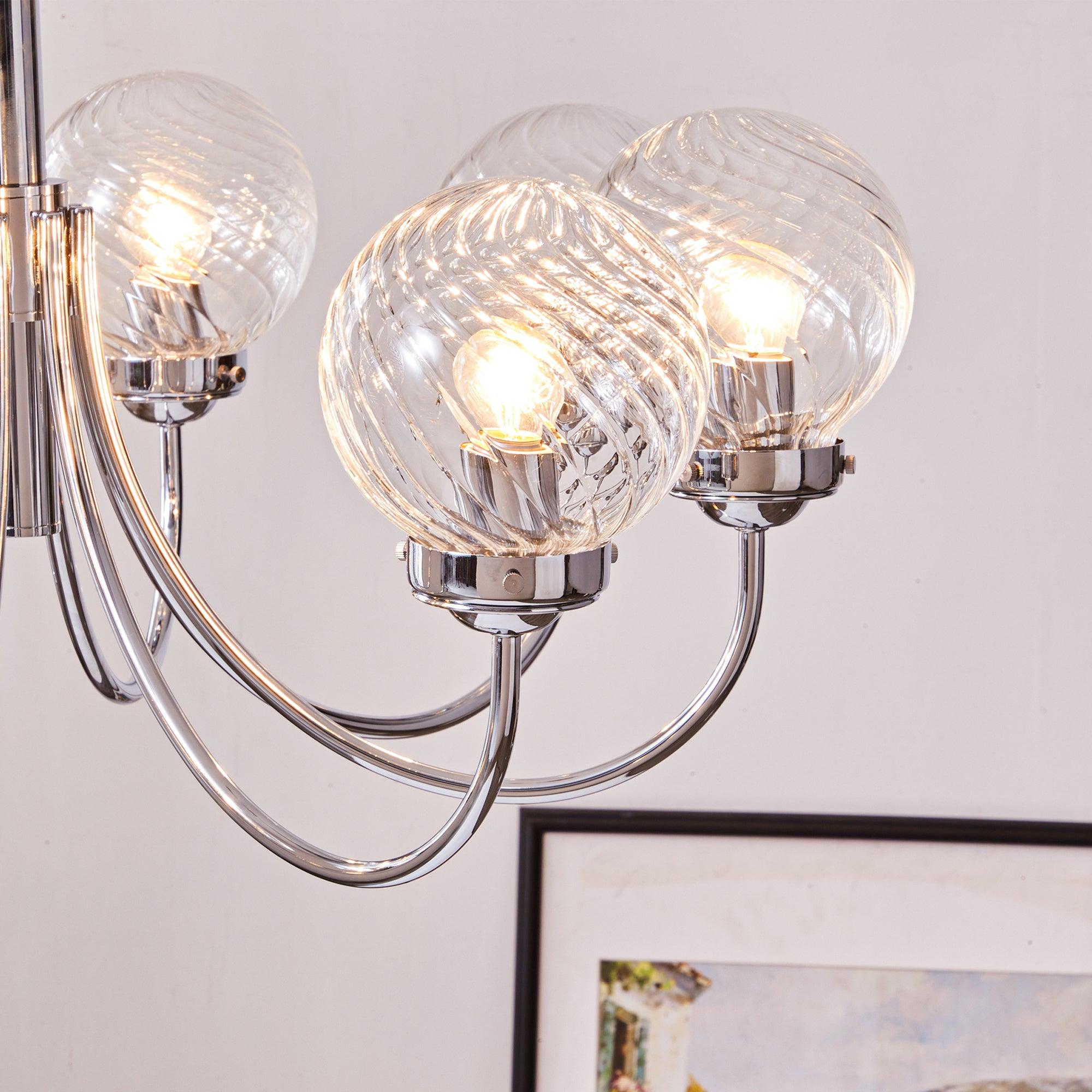 Armiriel Elegance Nordic Glass Chandelier-Neutral Decor