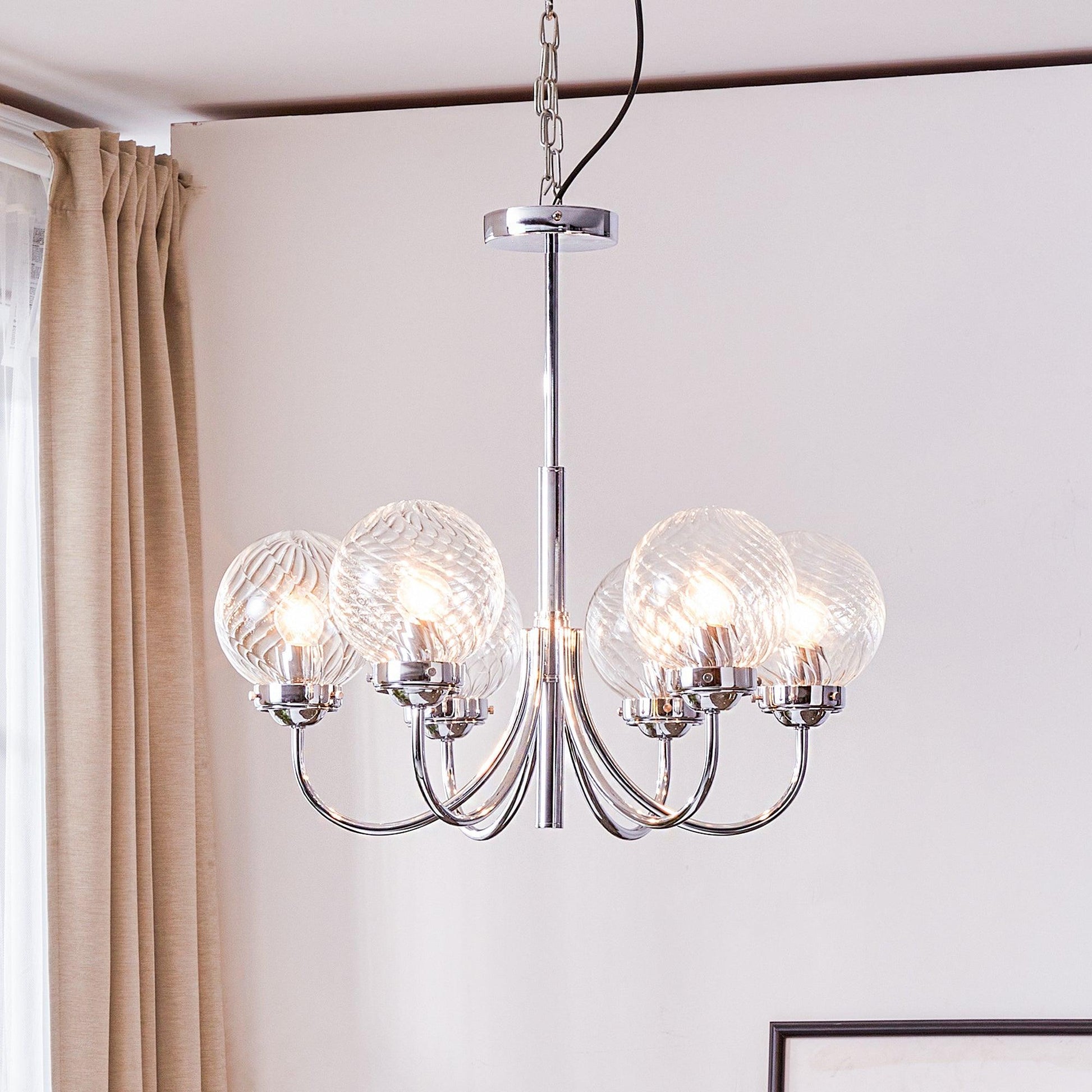 Armiriel Elegance Nordic Glass Chandelier-Neutral Decor