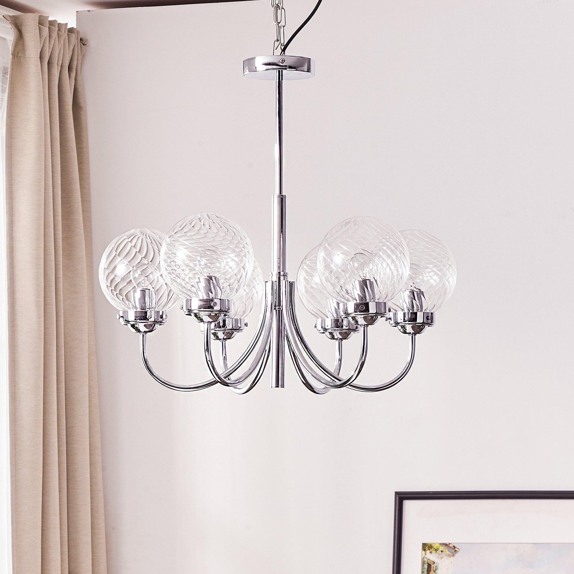 Armiriel Elegance Nordic Glass Chandelier-Neutral Decor