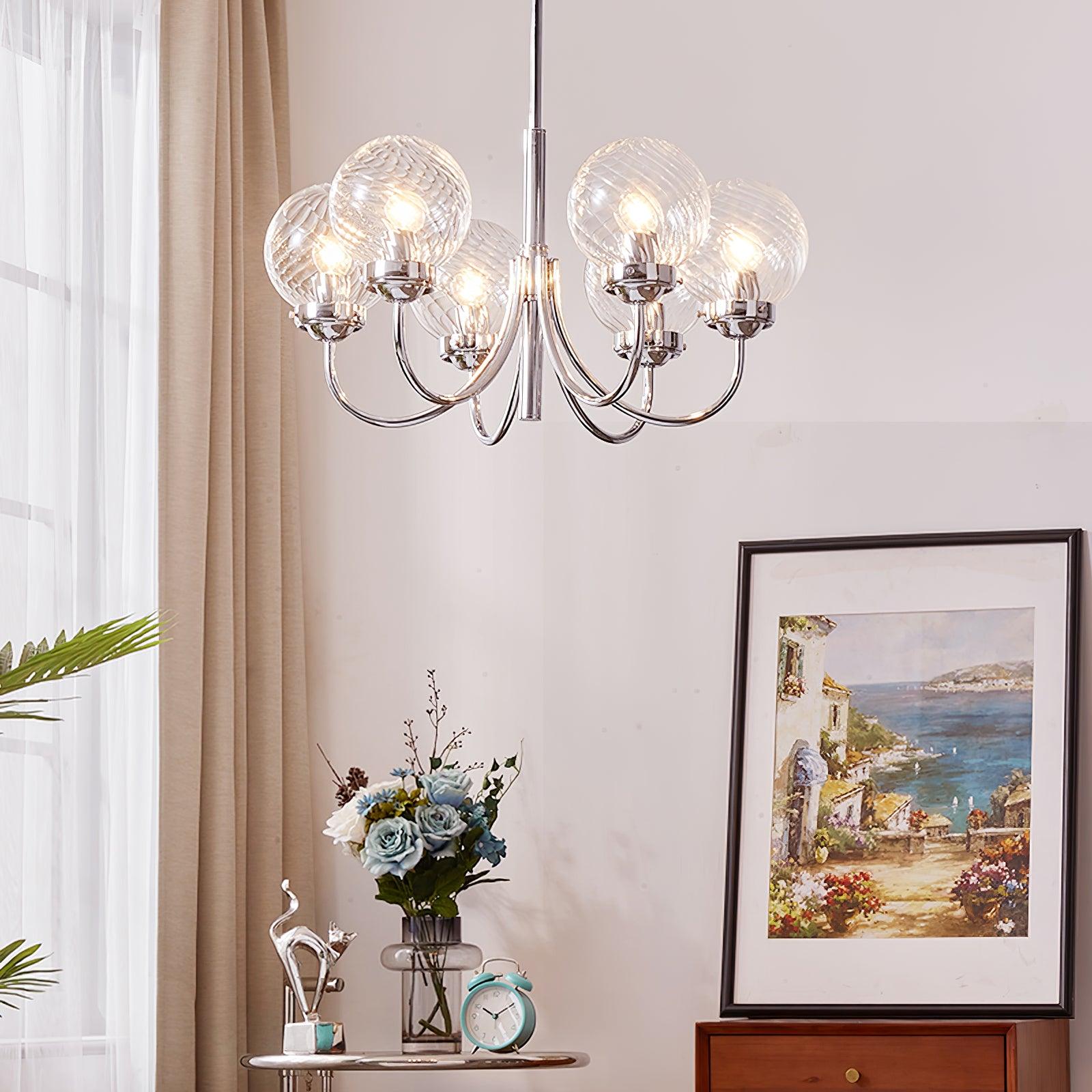 Armiriel Elegance Nordic Glass Chandelier-Neutral Decor