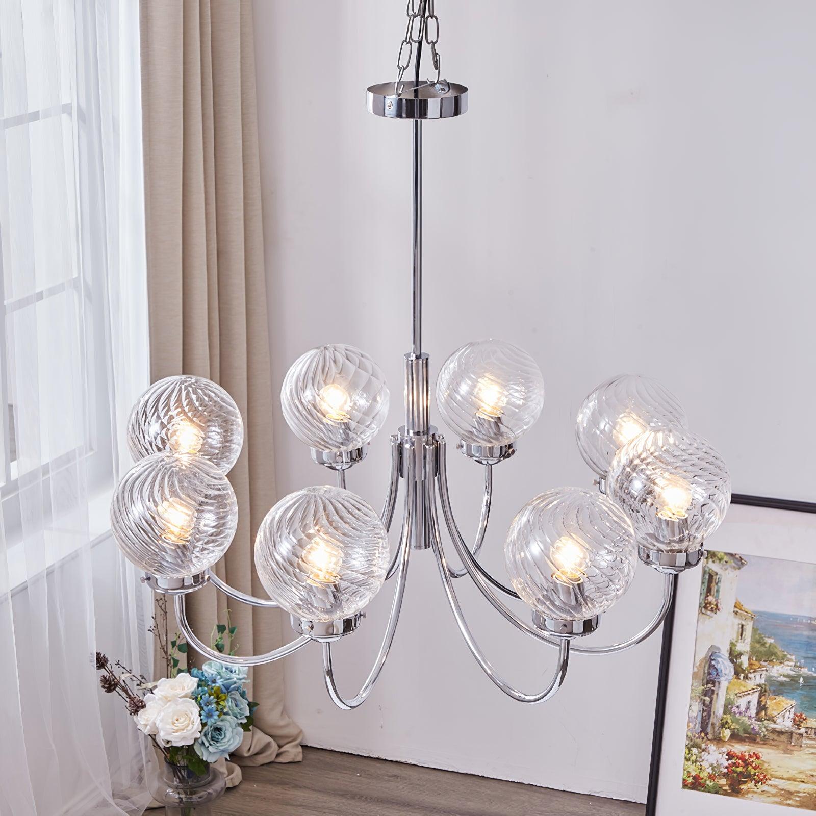 Armiriel Elegance Nordic Glass Chandelier-Neutral Decor
