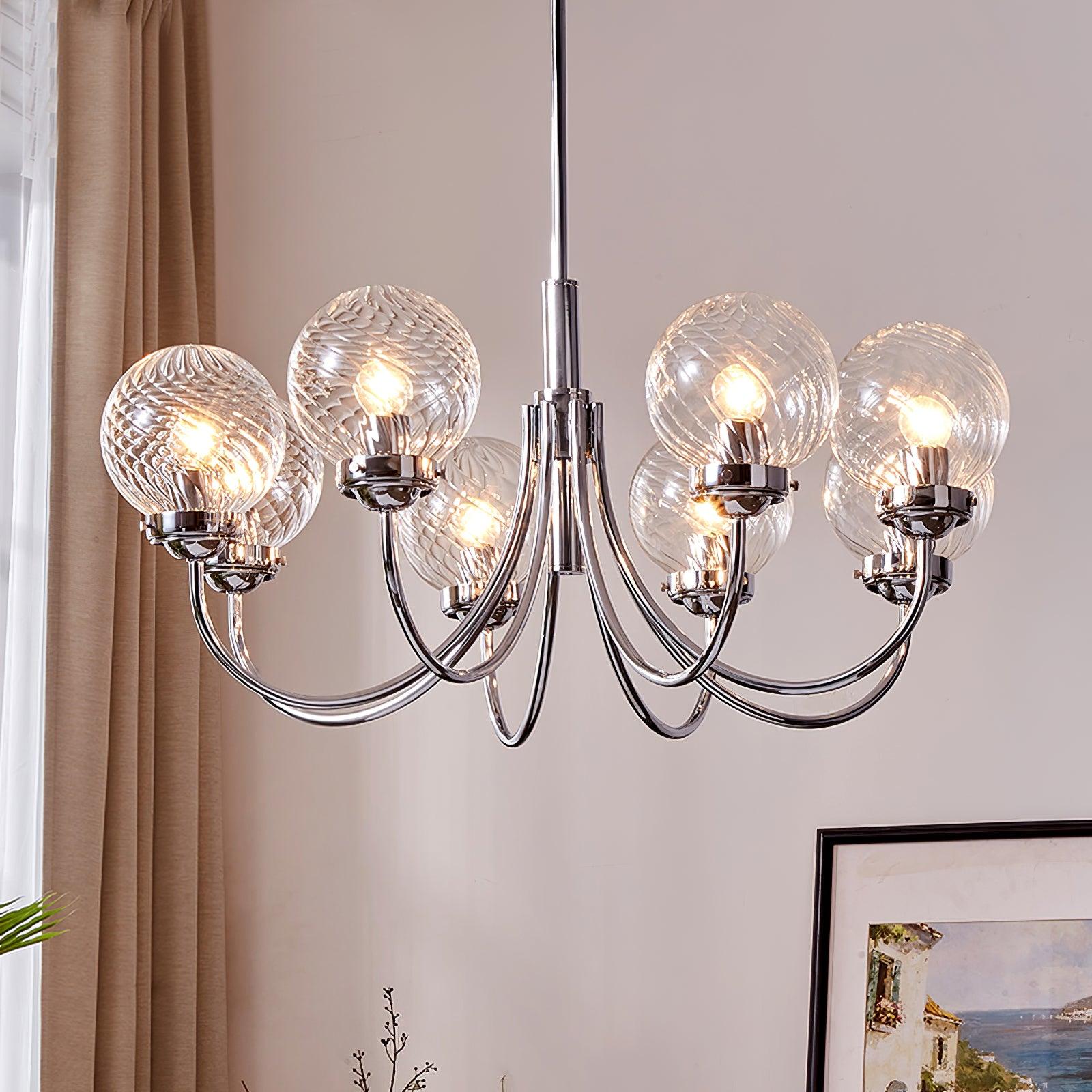 Armiriel Elegance Nordic Glass Chandelier-Neutral Decor
