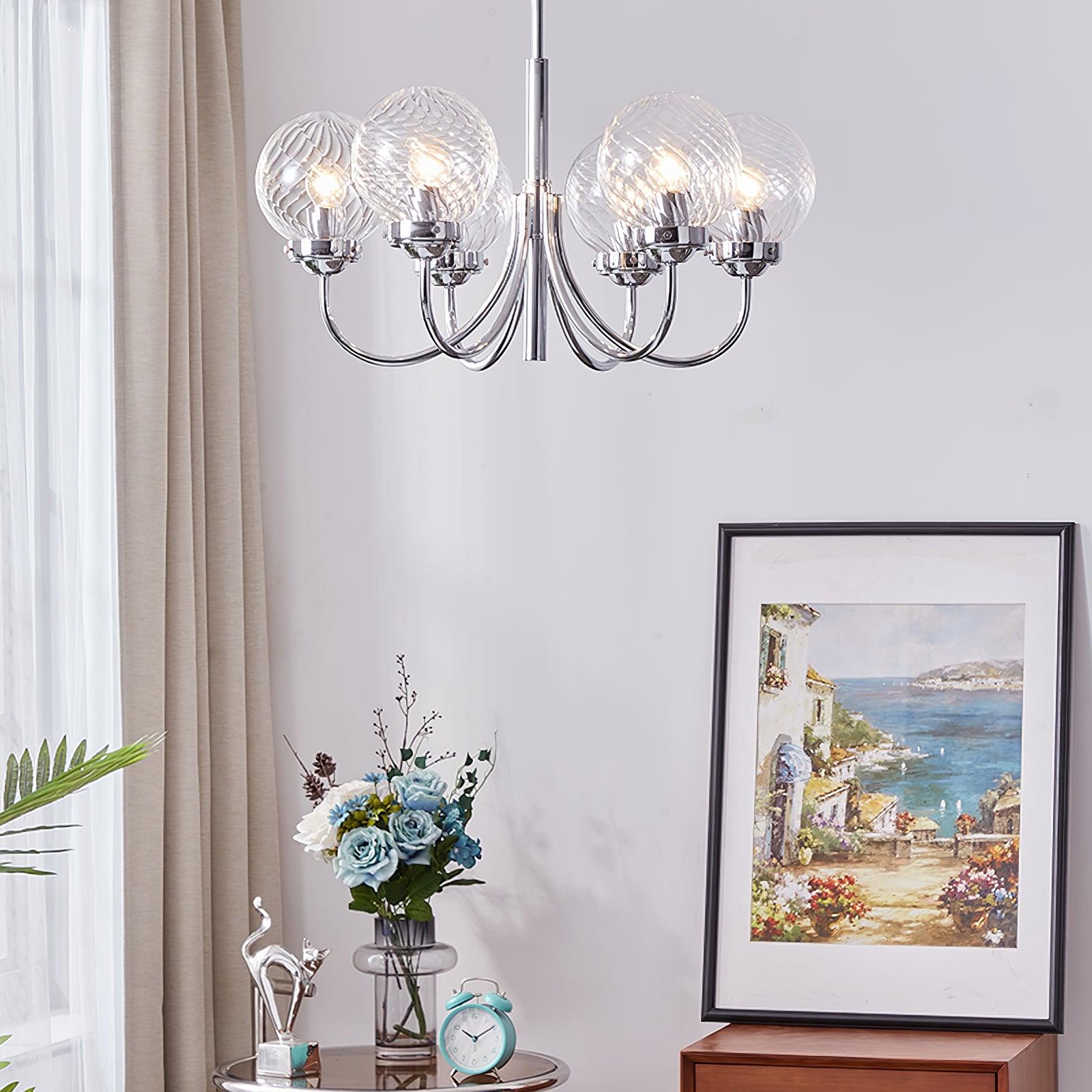 Armiriel Elegance Nordic Glass Chandelier-Neutral Decor