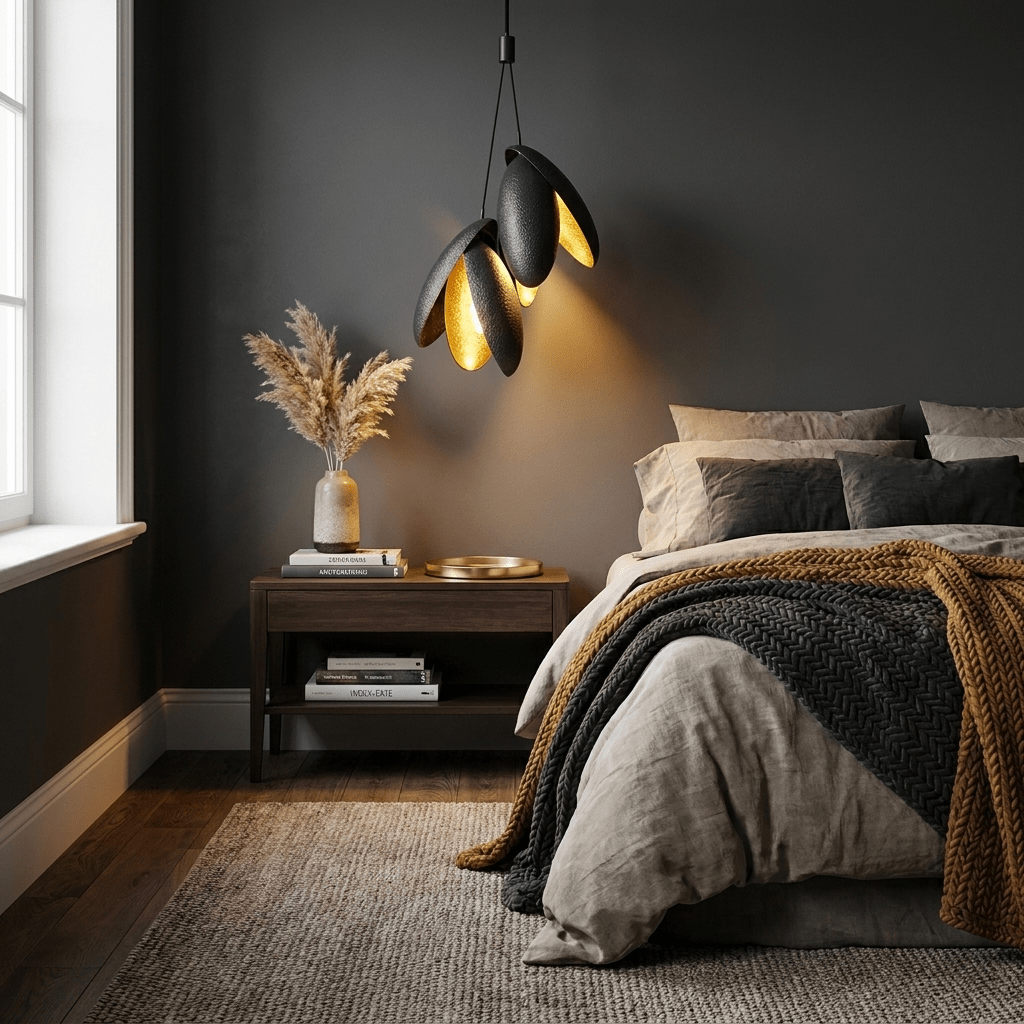 Hammered Pendant Lamp-Neutral Decor