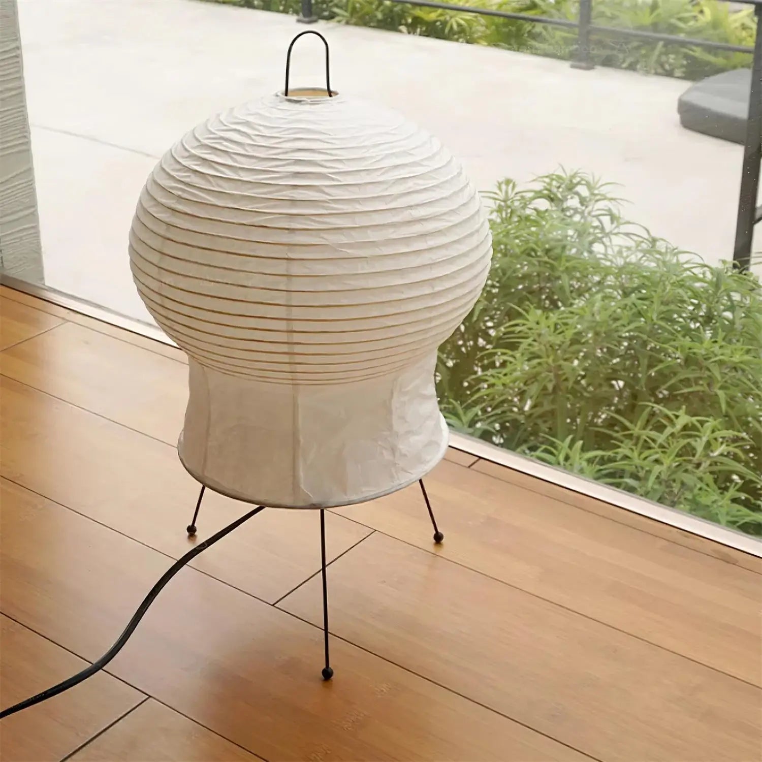 Nras Paper Table Lamp-Neutral Decor