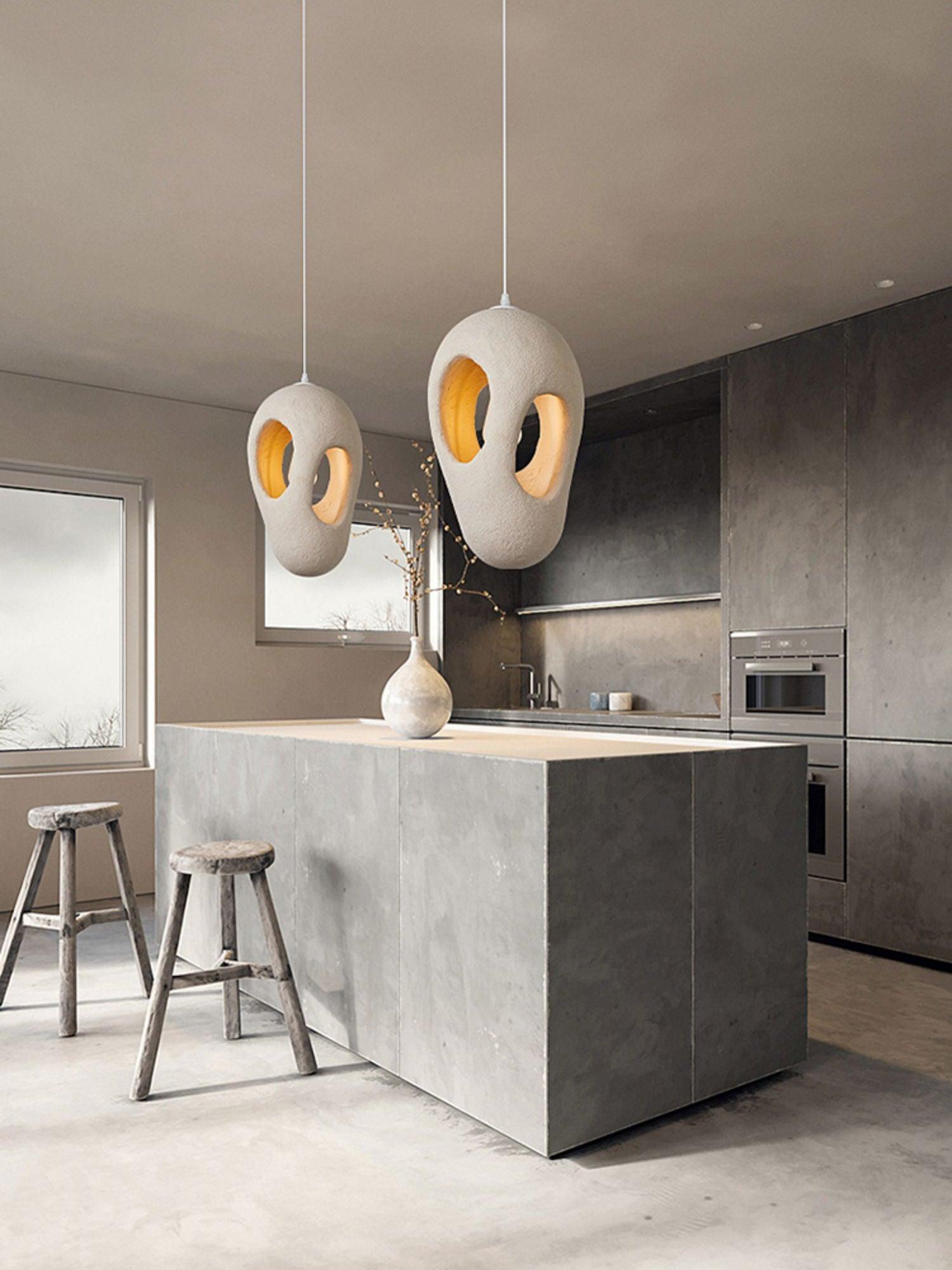 Evenu Beige Artistic Pendant Lamp-Neutral Decor