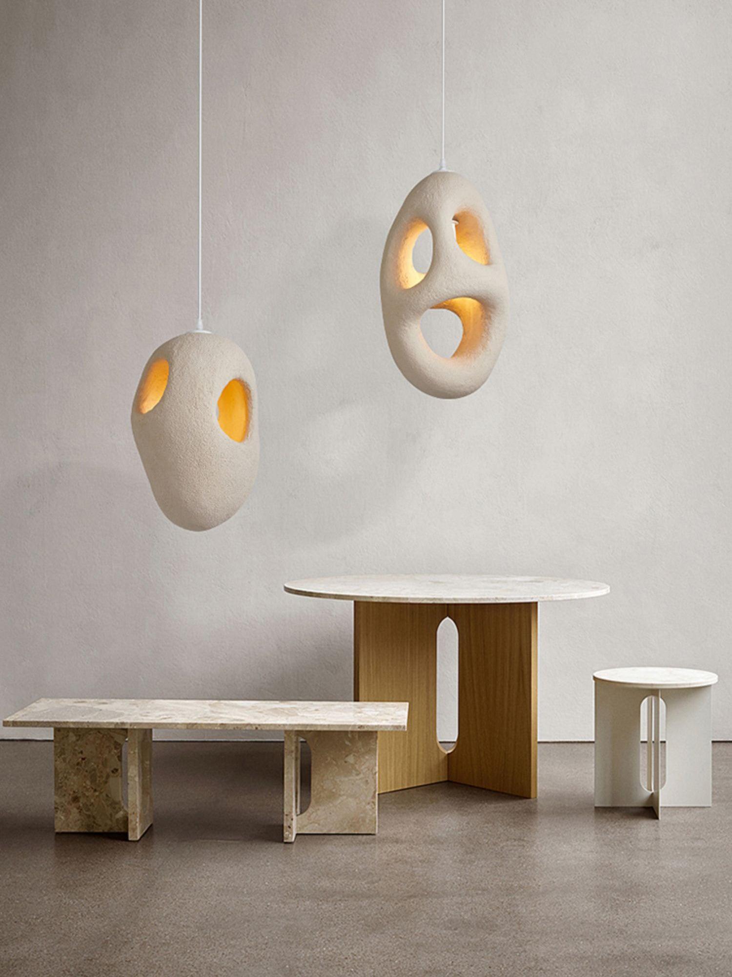 Evenu Beige Artistic Pendant Lamp-Neutral Decor