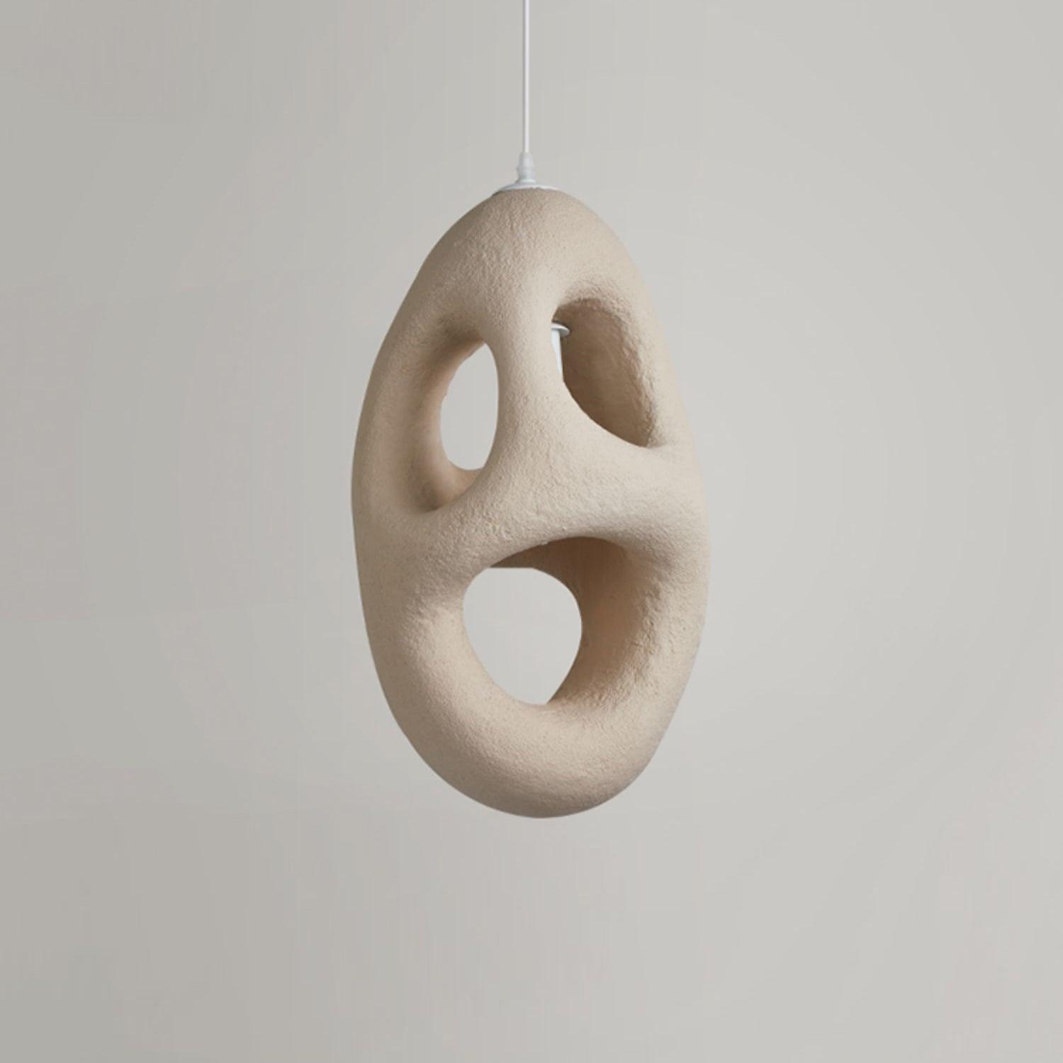 Evenu Beige Artistic Pendant Lamp-Neutral Decor