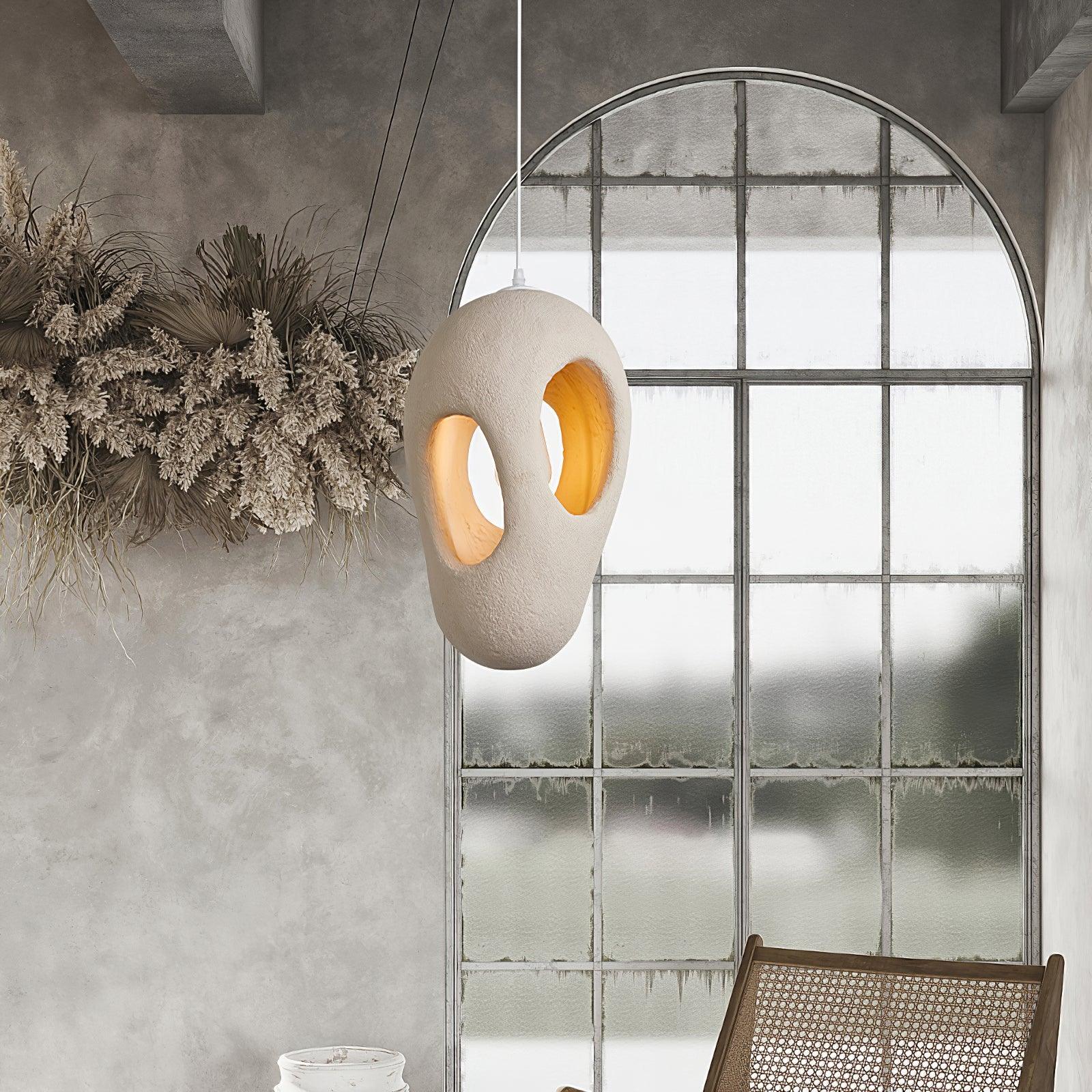 Evenu Beige Artistic Pendant Lamp-Neutral Decor