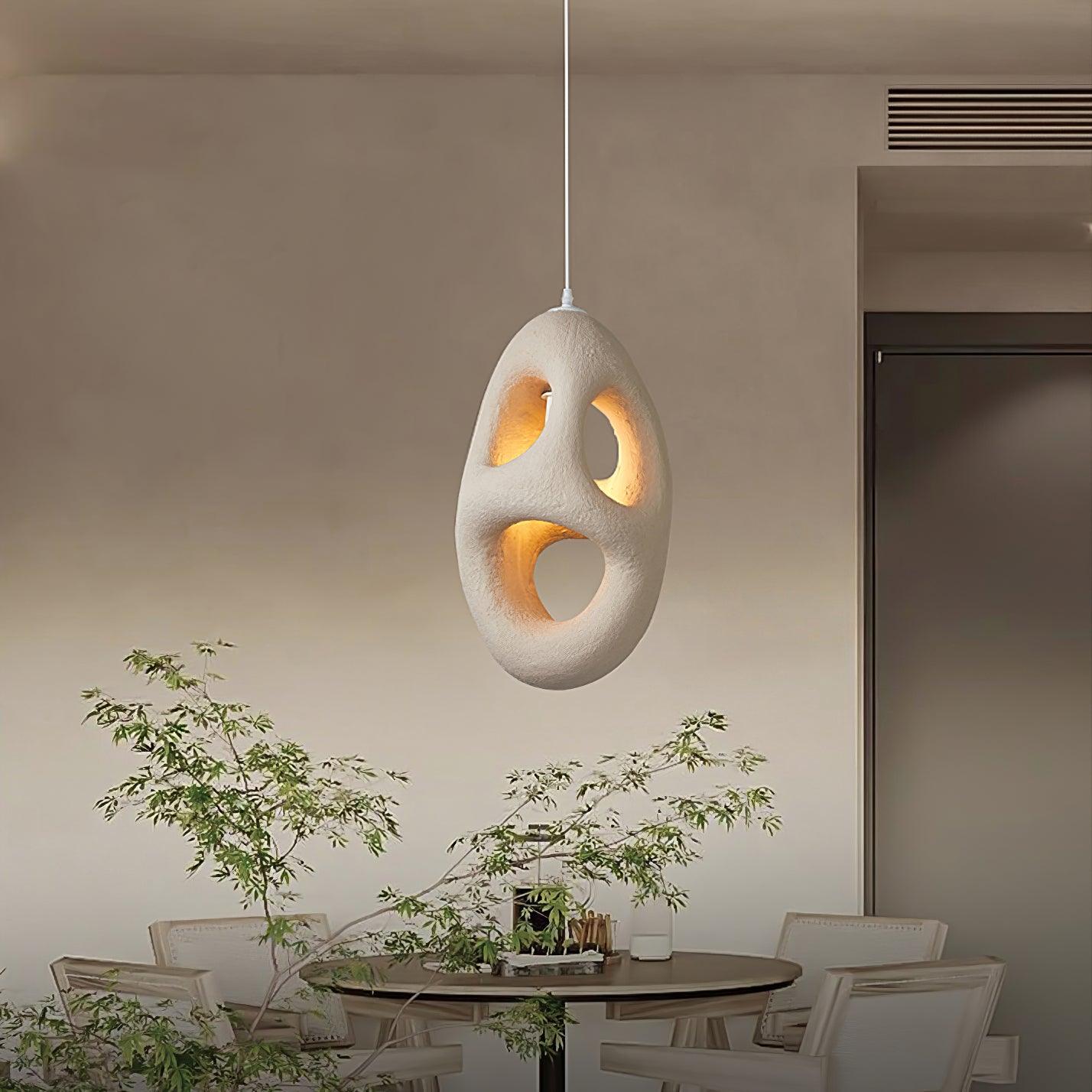 Evenu Beige Artistic Pendant Lamp-Neutral Decor