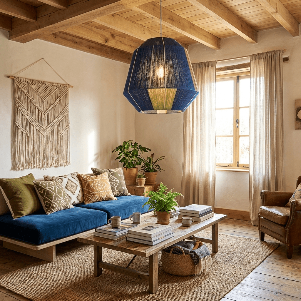Hand-Wound Lantern Pendant Lamp-Neutral Decor