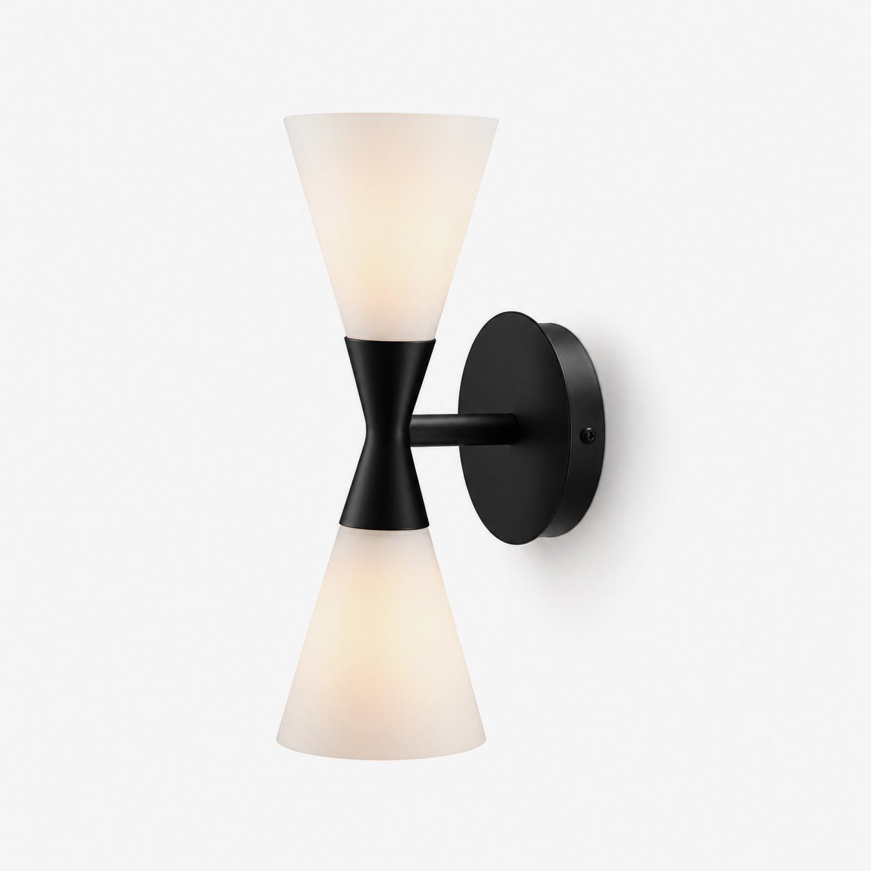 Cinch Double Cone Wall Sconce-Neutral Decor