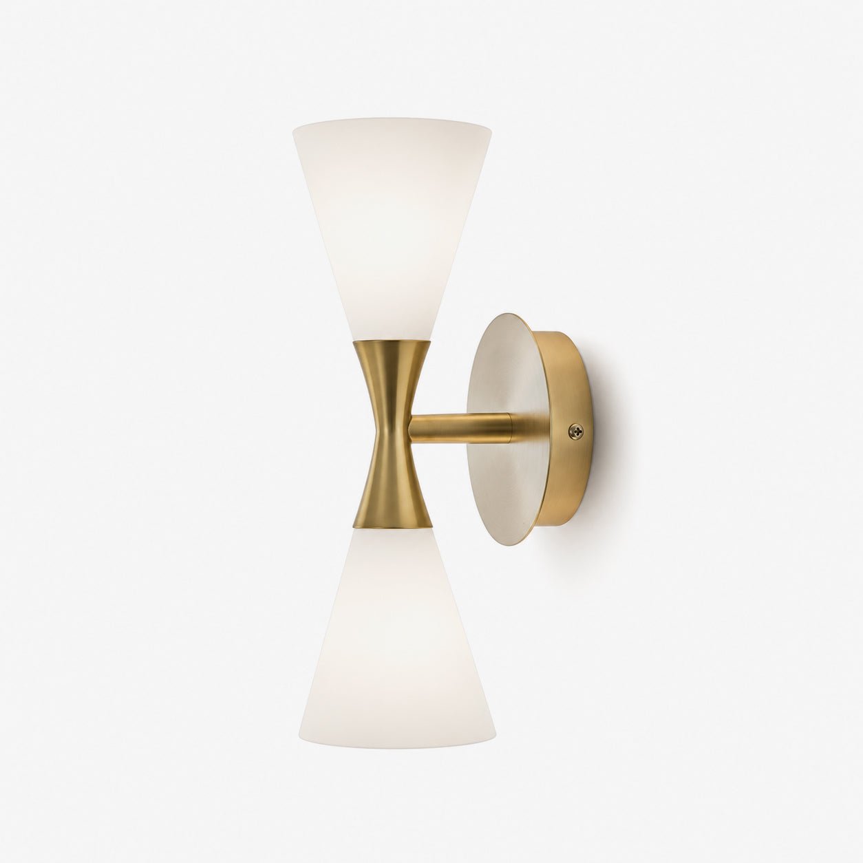 Cinch Double Cone Wall Sconce-Neutral Decor