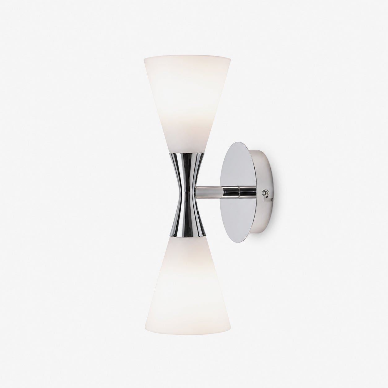Cinch Double Cone Wall Sconce-Neutral Decor