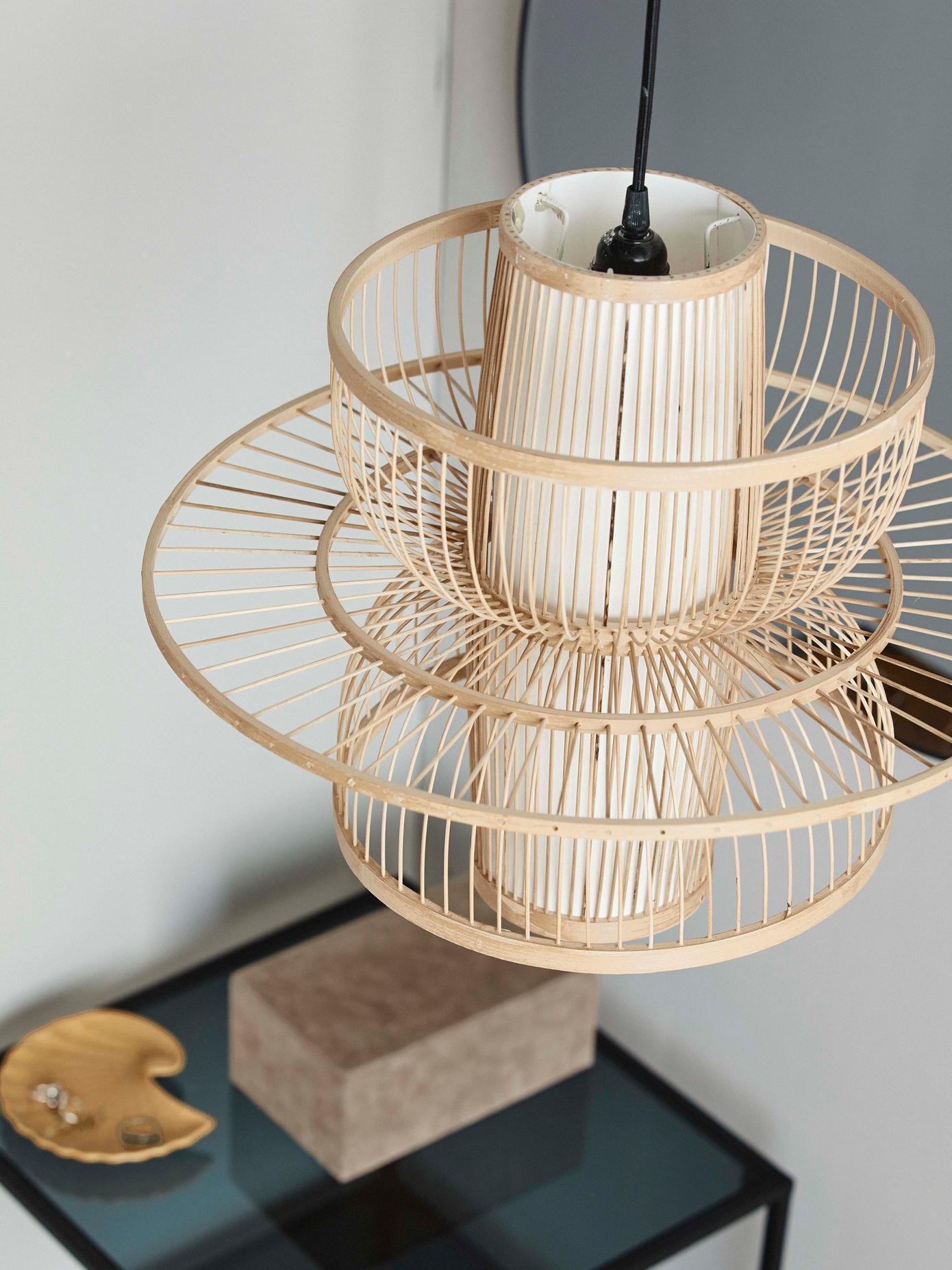 Gsplen Handmade Sigyn Bamboo Pendant Lamp-Neutral Decor