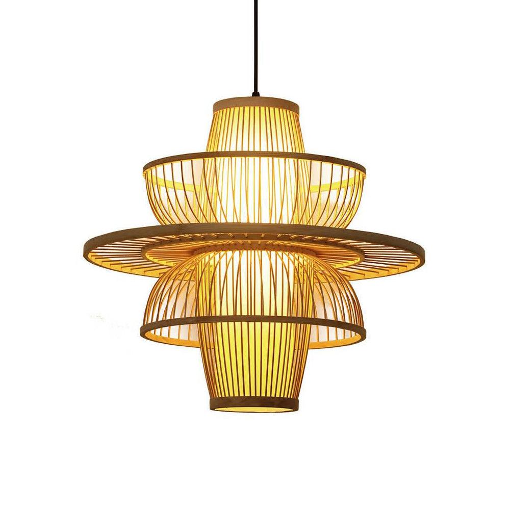 Gsplen Handmade Sigyn Bamboo Pendant Lamp-Neutral Decor