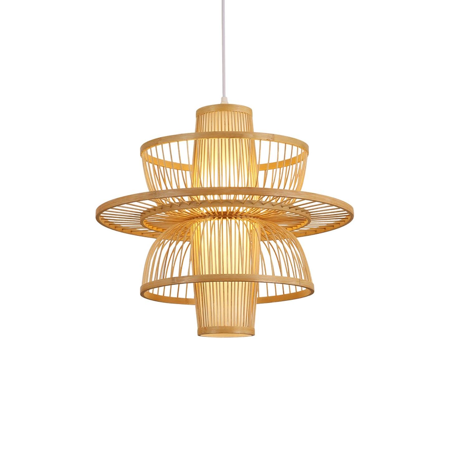 Gsplen Handmade Sigyn Bamboo Pendant Lamp-Neutral Decor