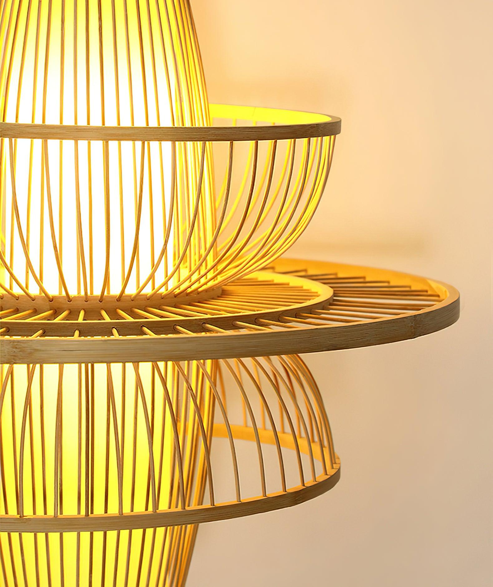 Gsplen Handmade Sigyn Bamboo Pendant Lamp-Neutral Decor